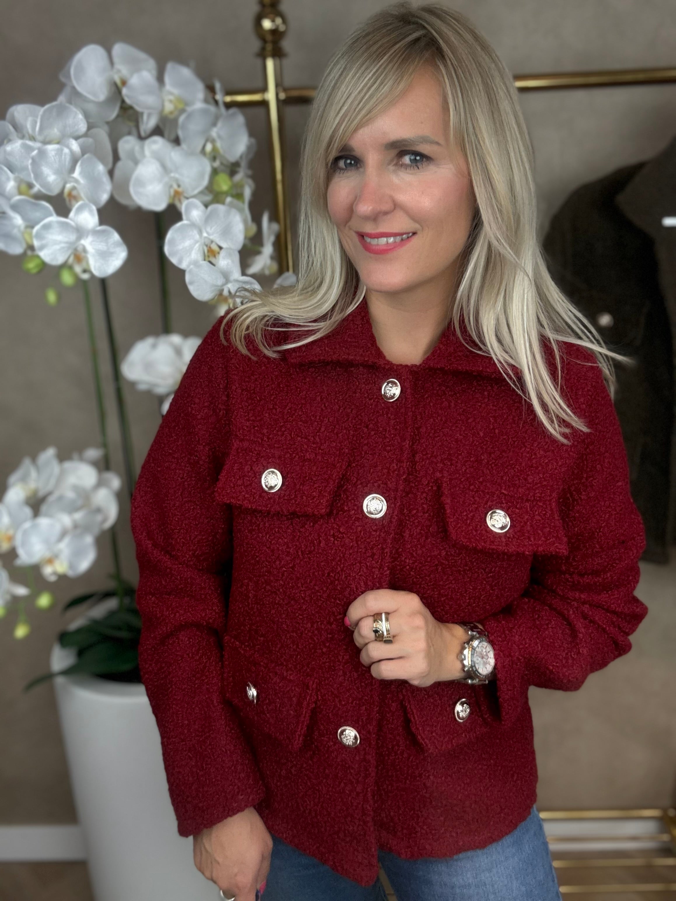 Jasje | Tess | Bordeaux rood