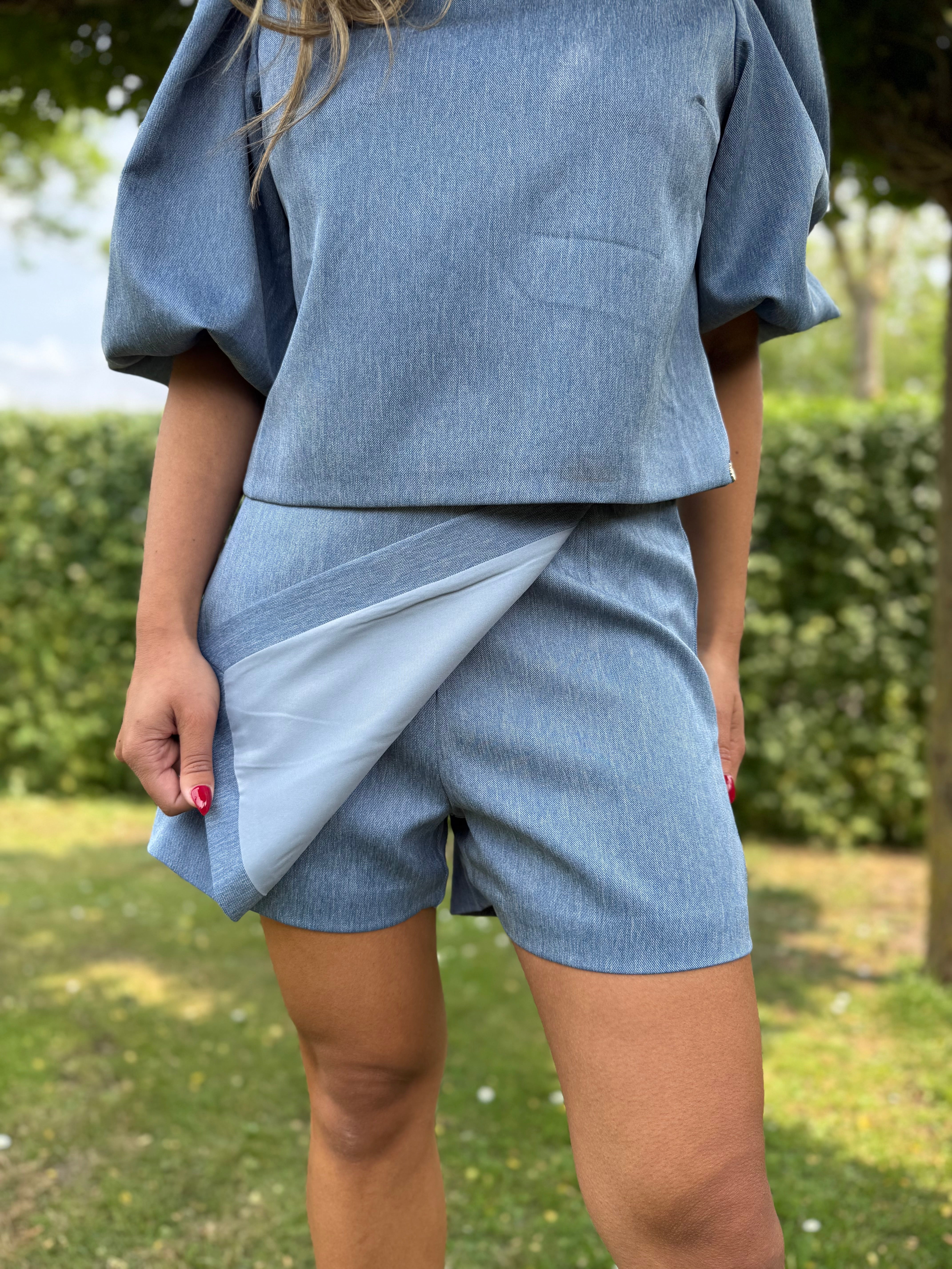 Broekje | Denim skort | Ambika