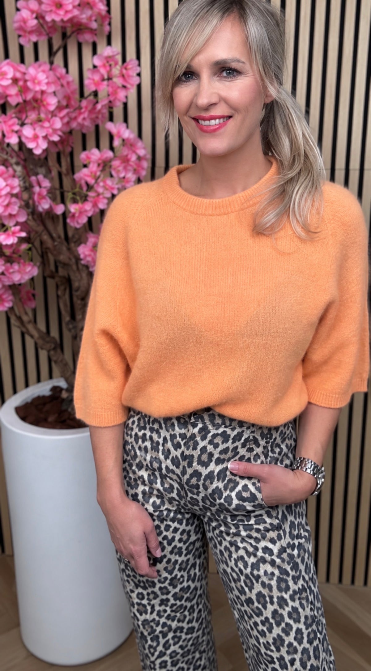 Pullover | Loes | Orange