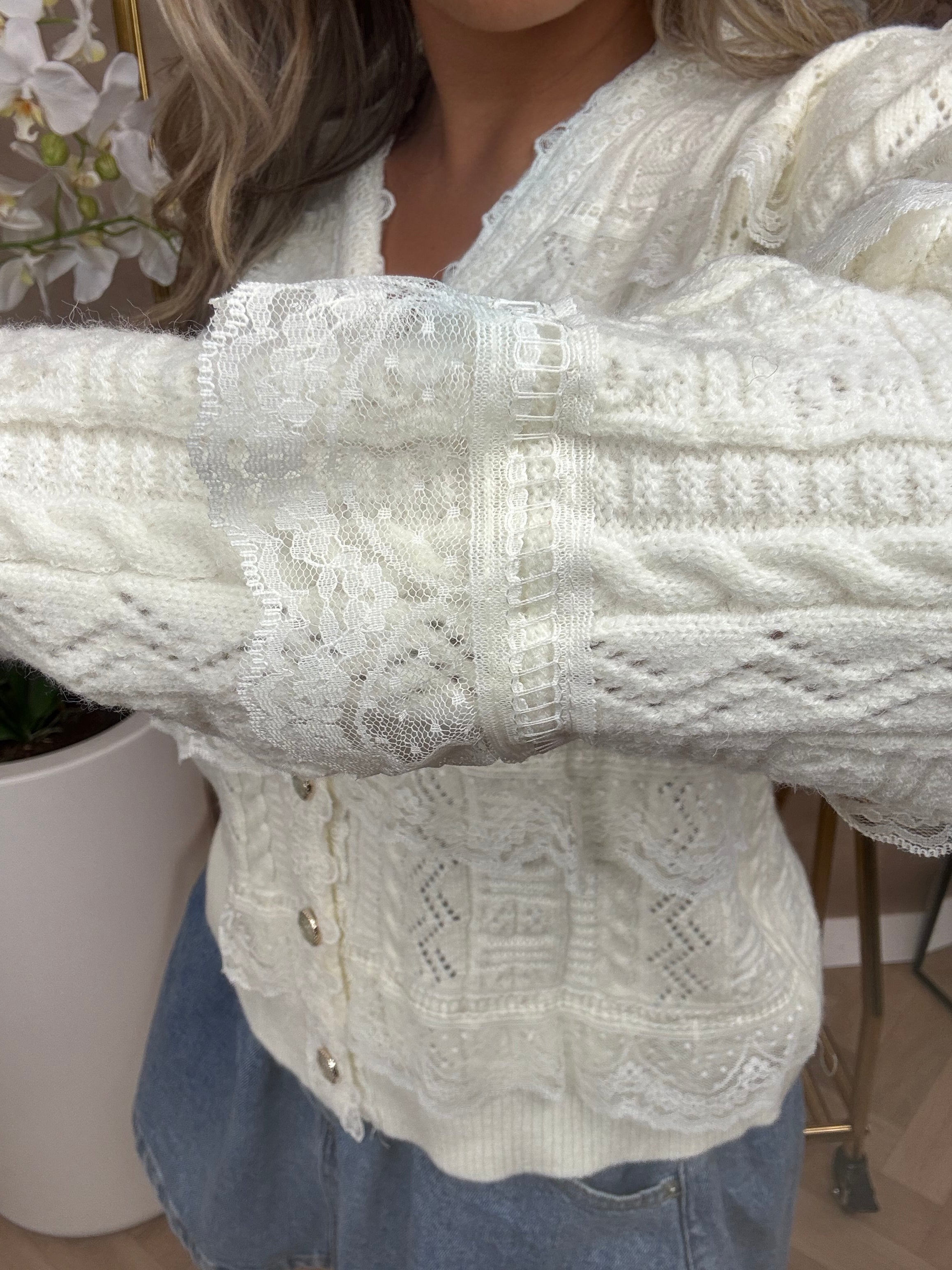 Vestje | Roessels | Creme