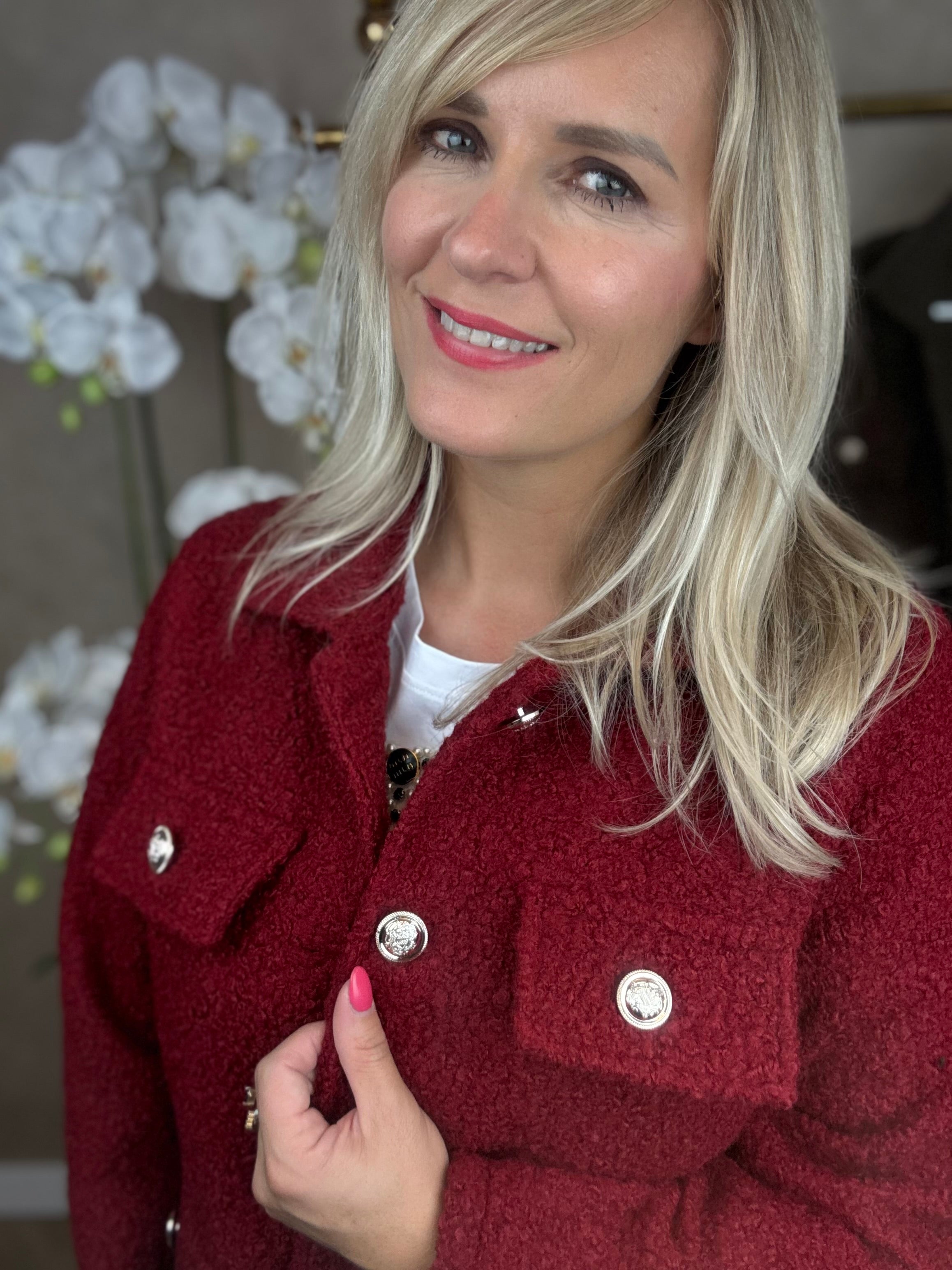 Jasje | Tess | Bordeaux rood