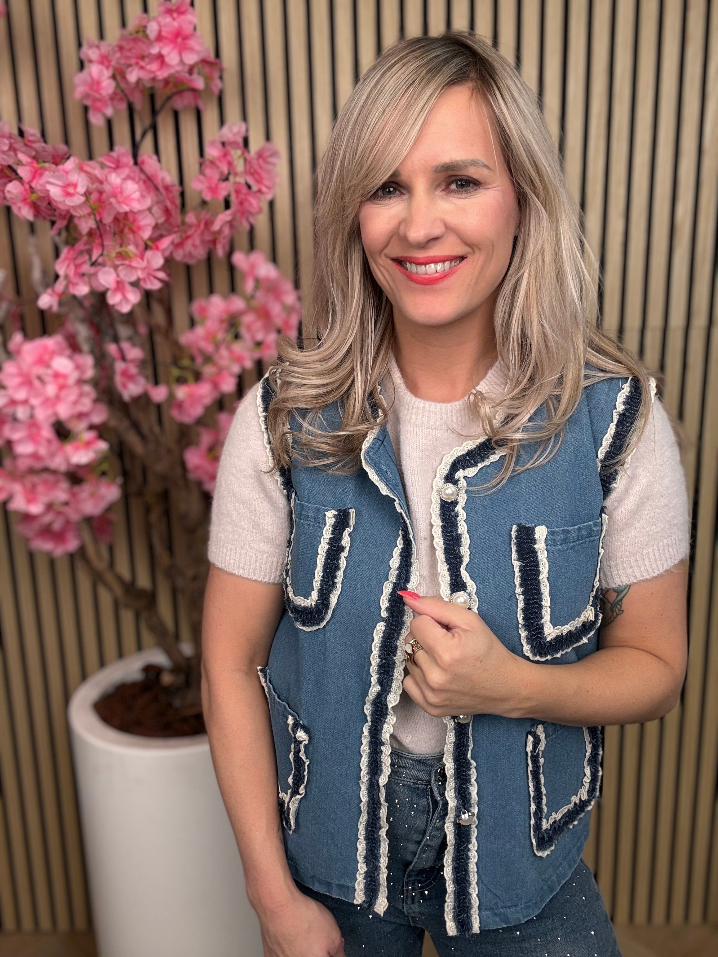 Gillet | Spijkerstof | Blauw