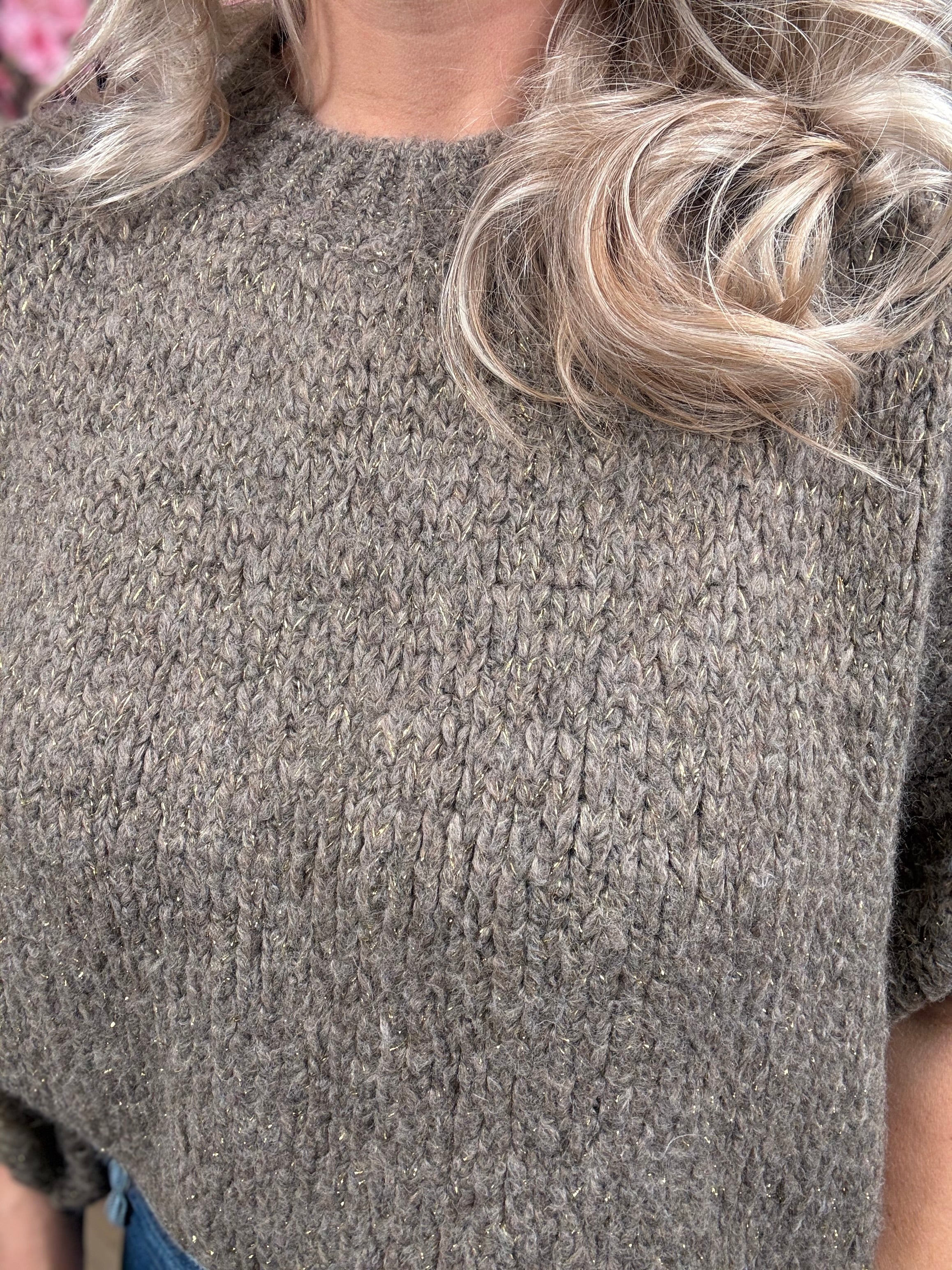 truitje | Ambika Gebreid Taupe