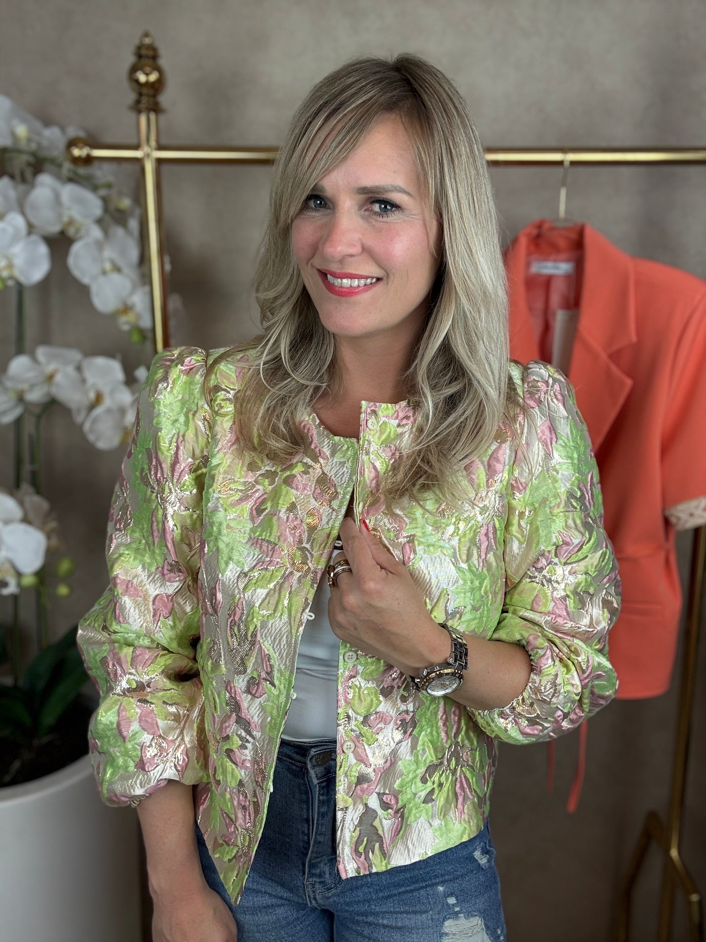 Jasje | Blouse | Mint-roze