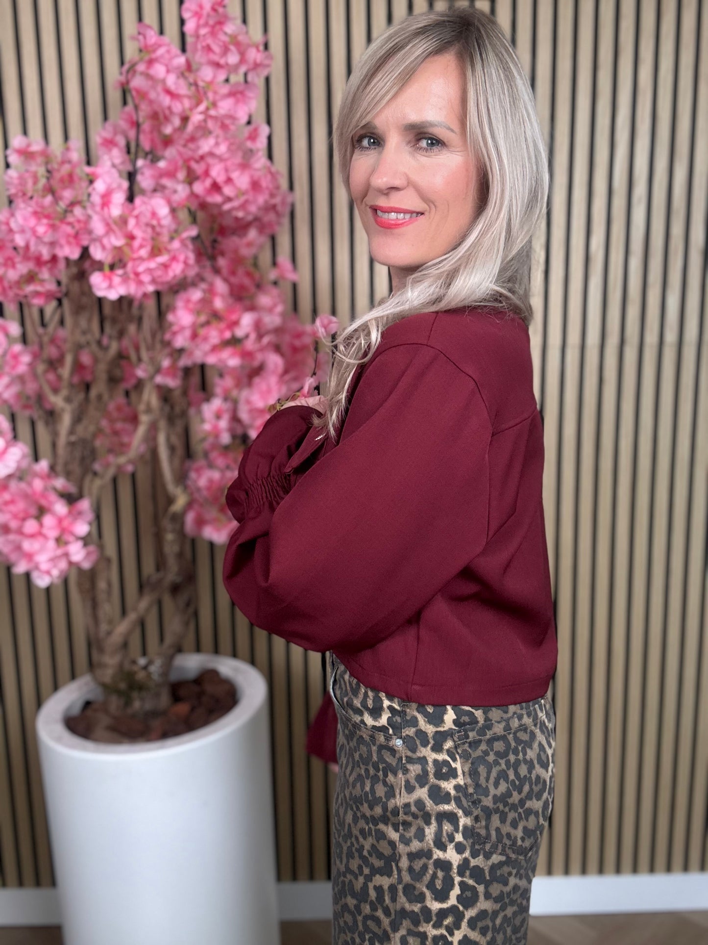Jasje | Milou | bordeaux rood