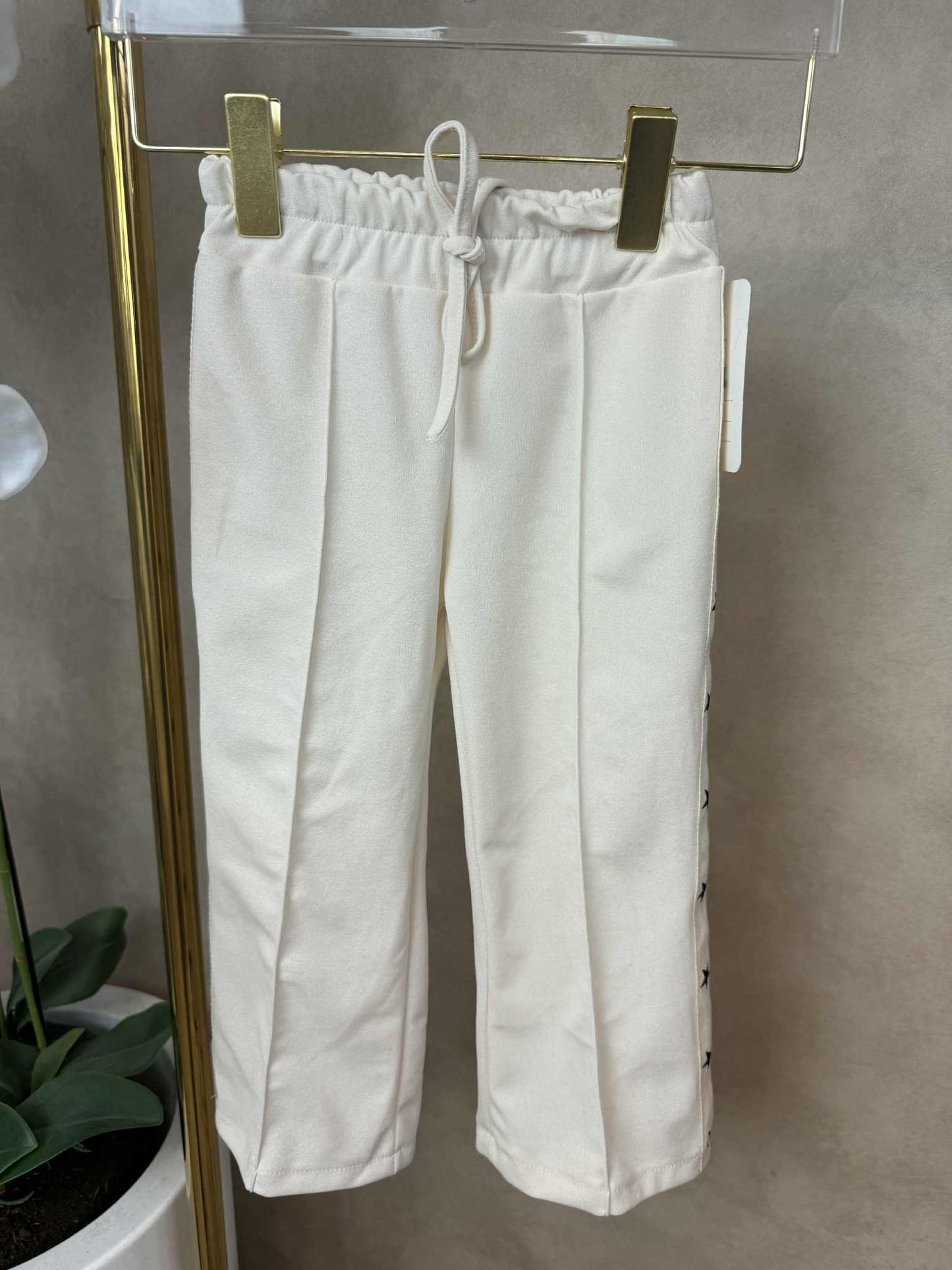 Broek | Stars | Wit