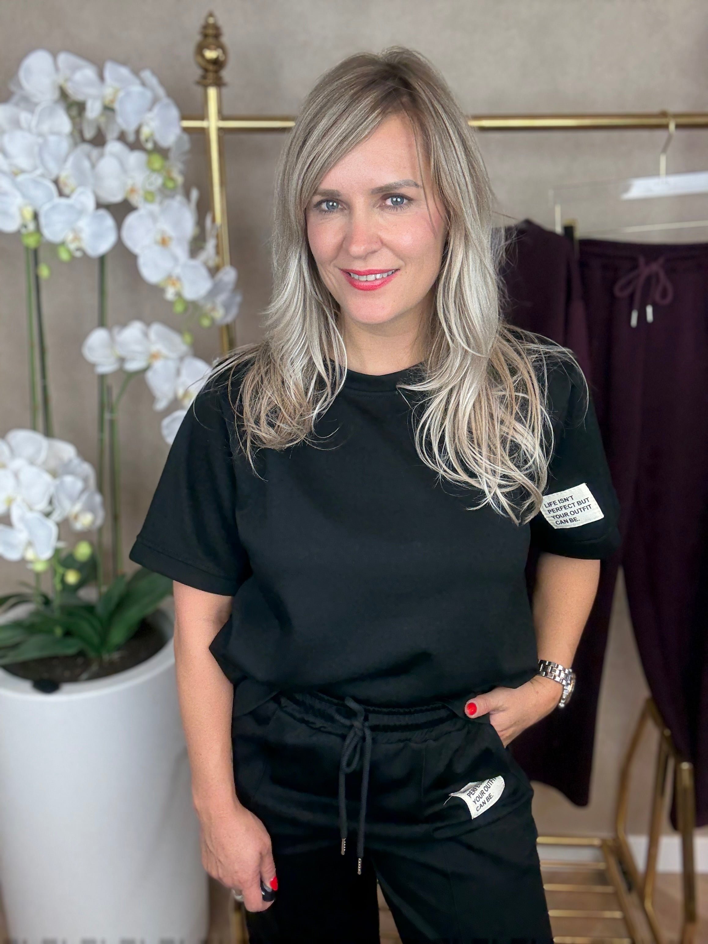 Set | Joggingpak | Zwart