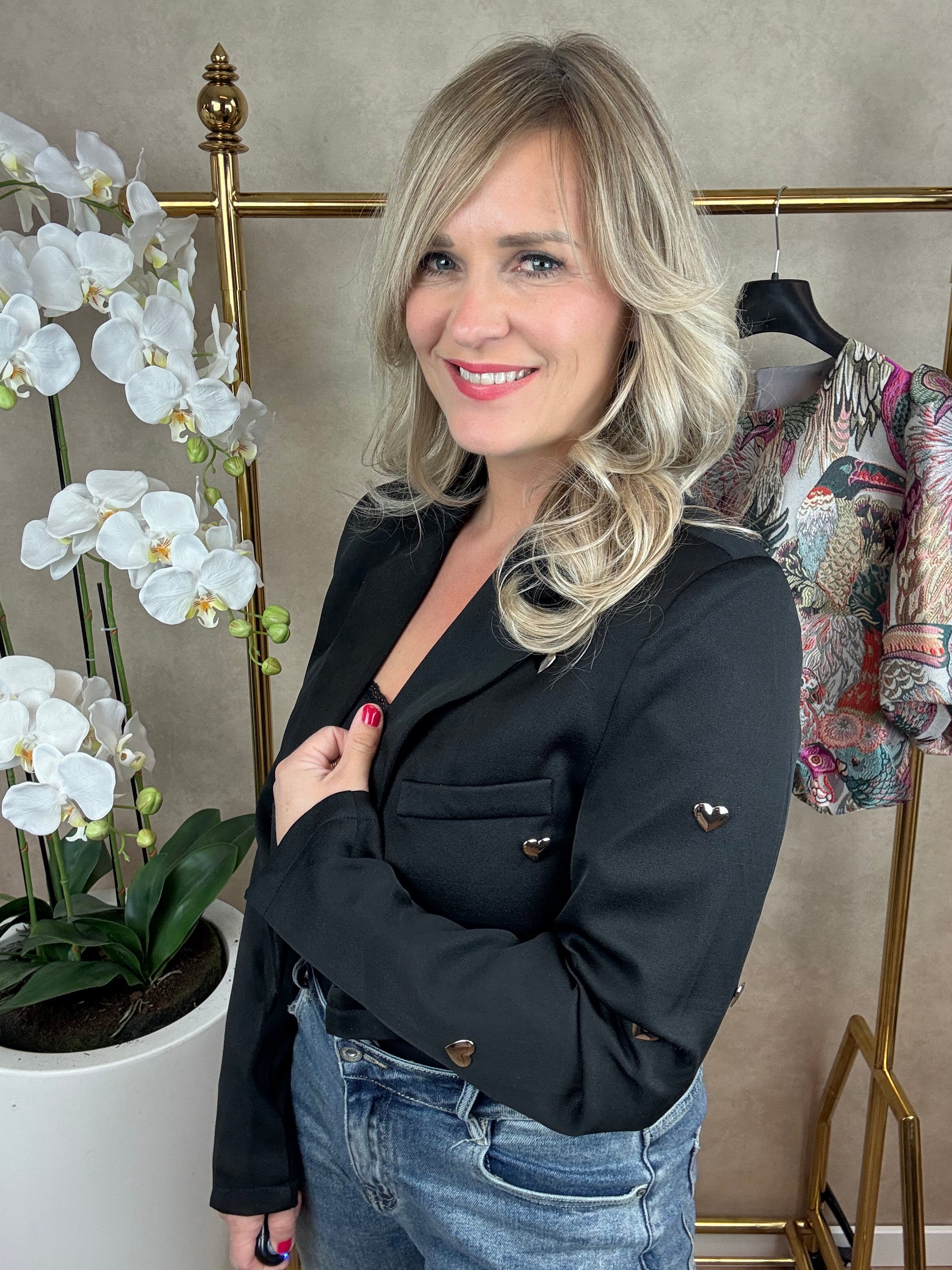 Blazer| Harjes | Zwart