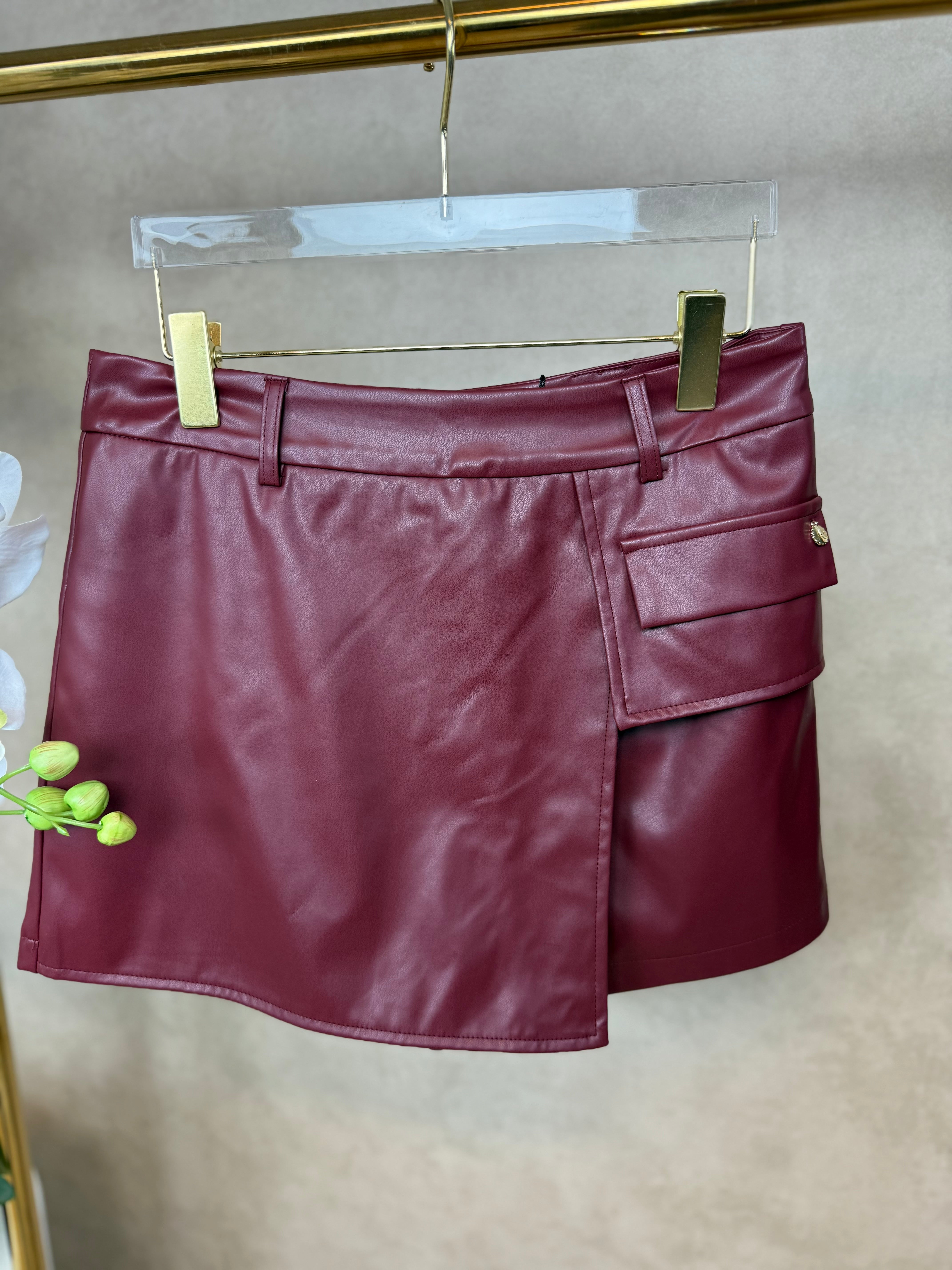 Skort | Ambika | bordeaux rood