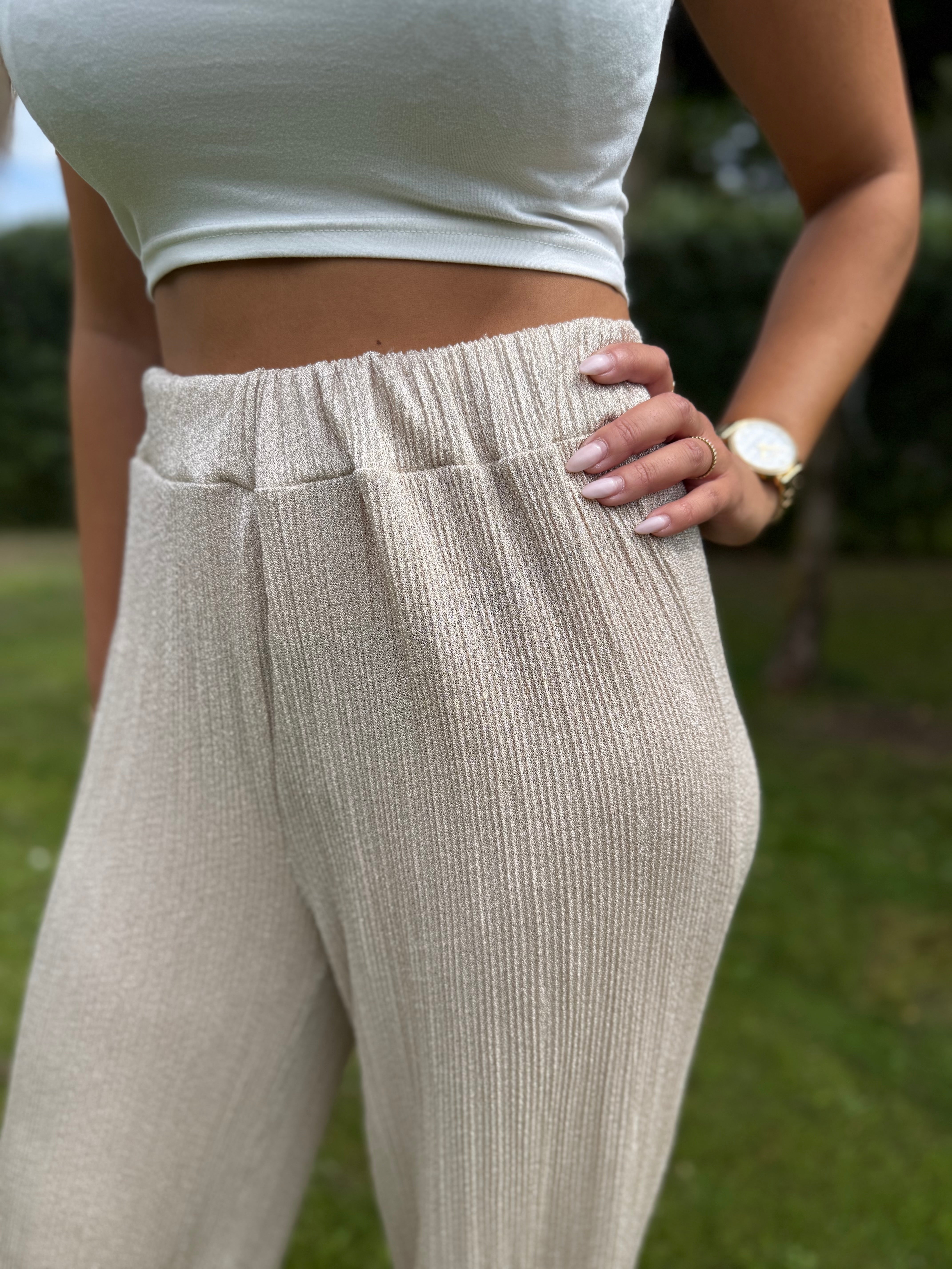 Broek | Sophie | Goud