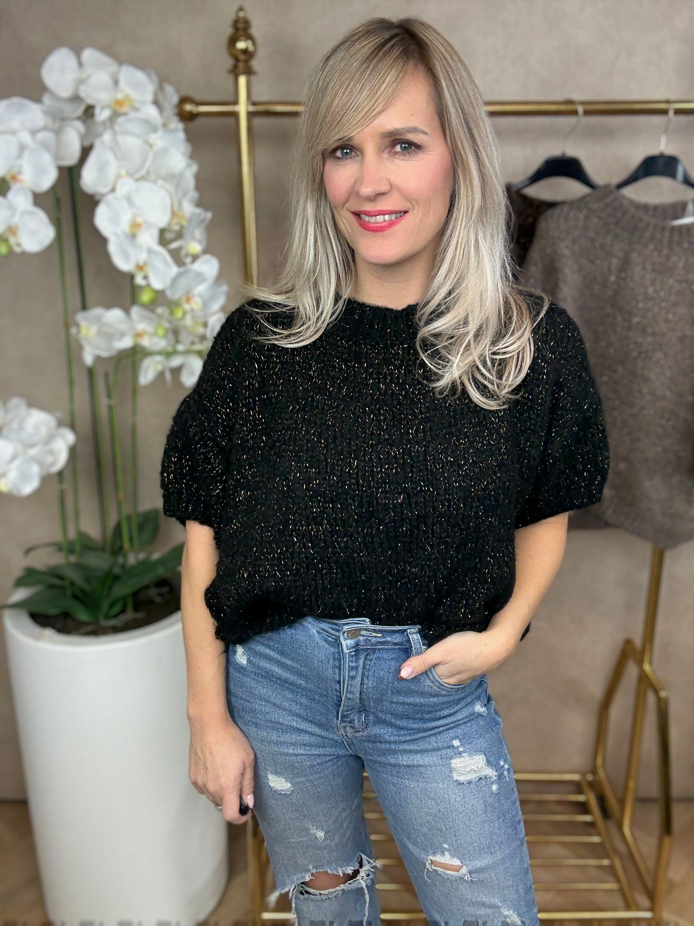 truitje | Ambika Gebreid | Zwart