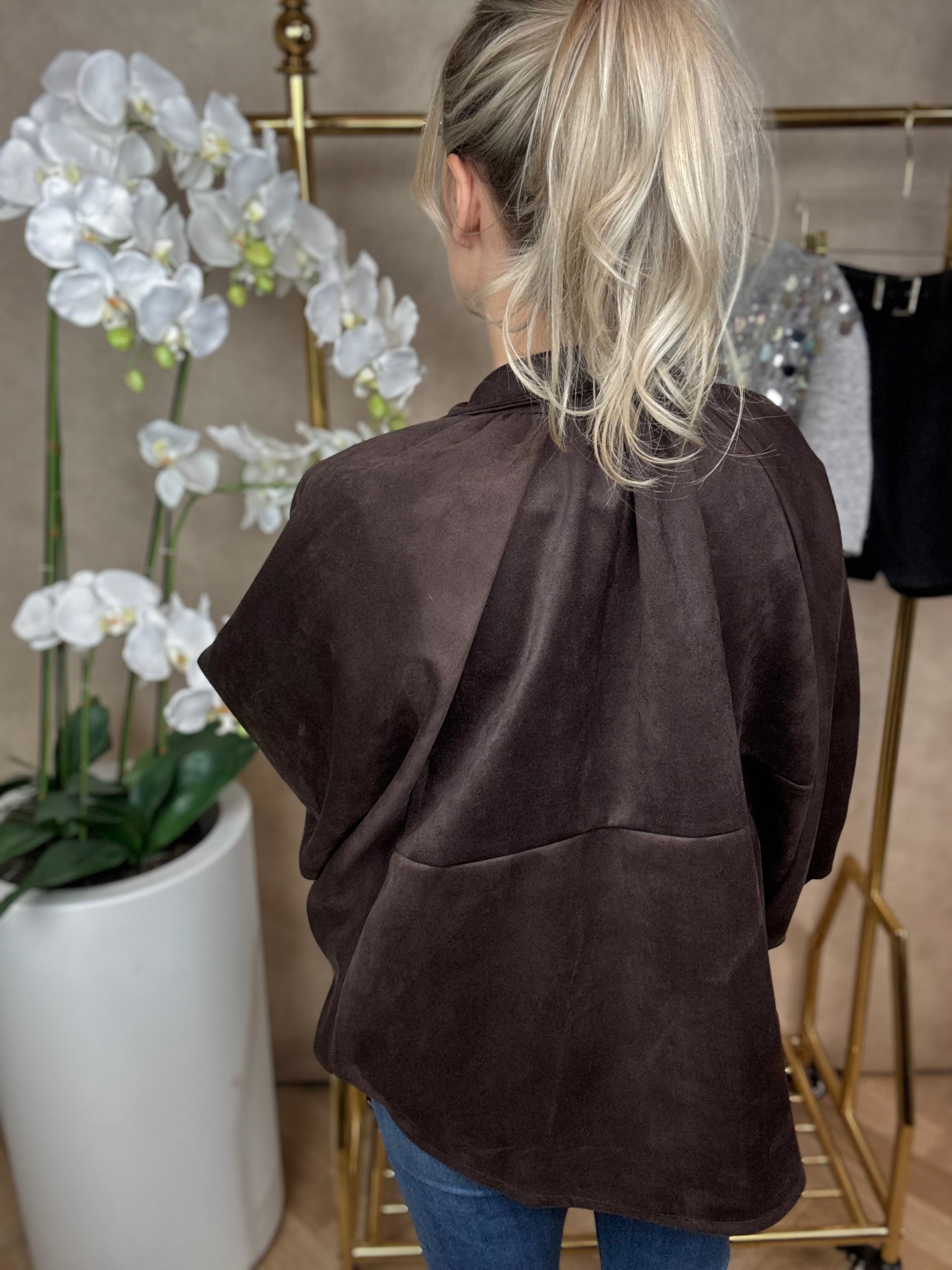 Jasje | Suedelook | Bruin