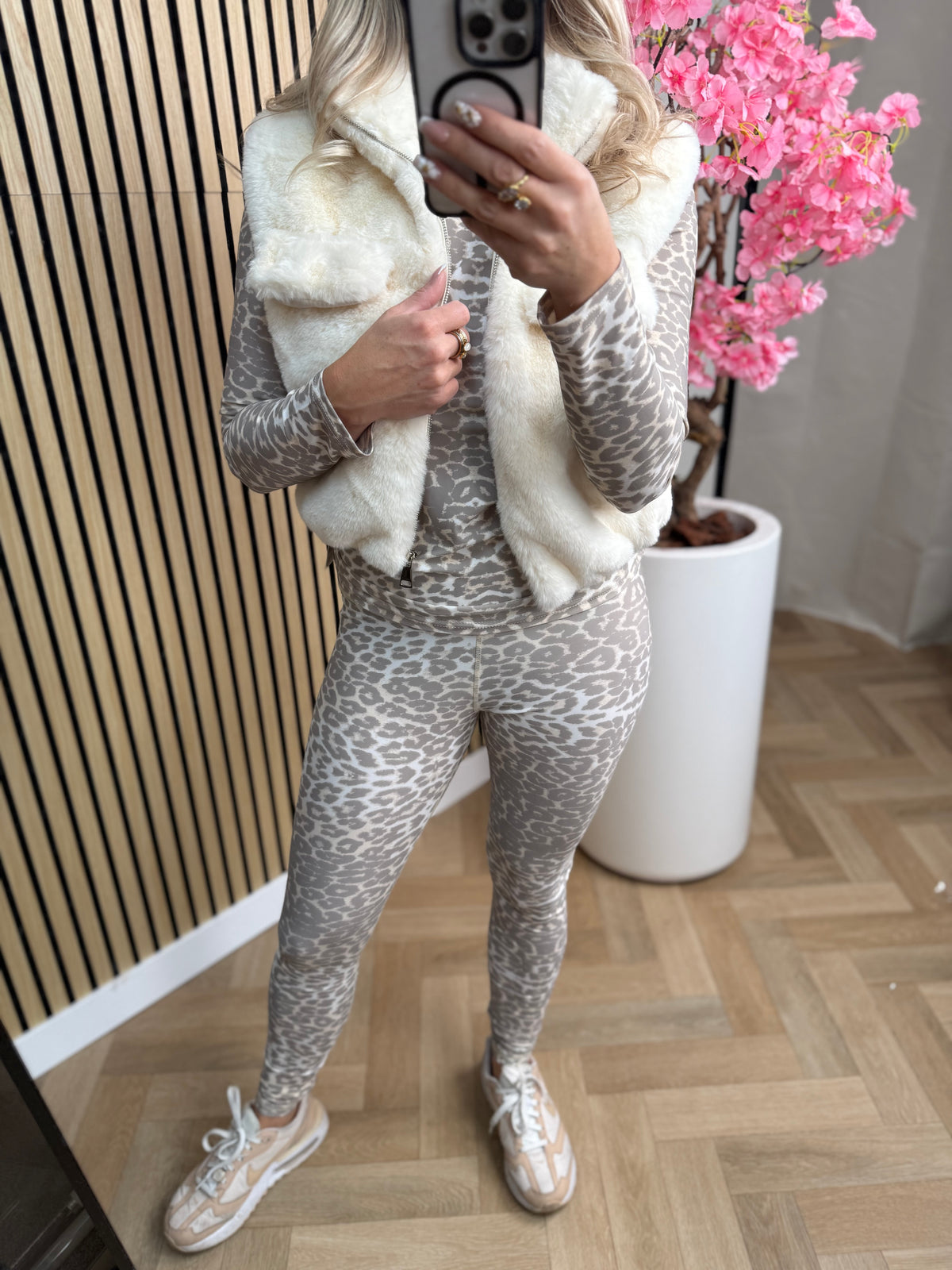 Azzurro | Leopard | Leggings