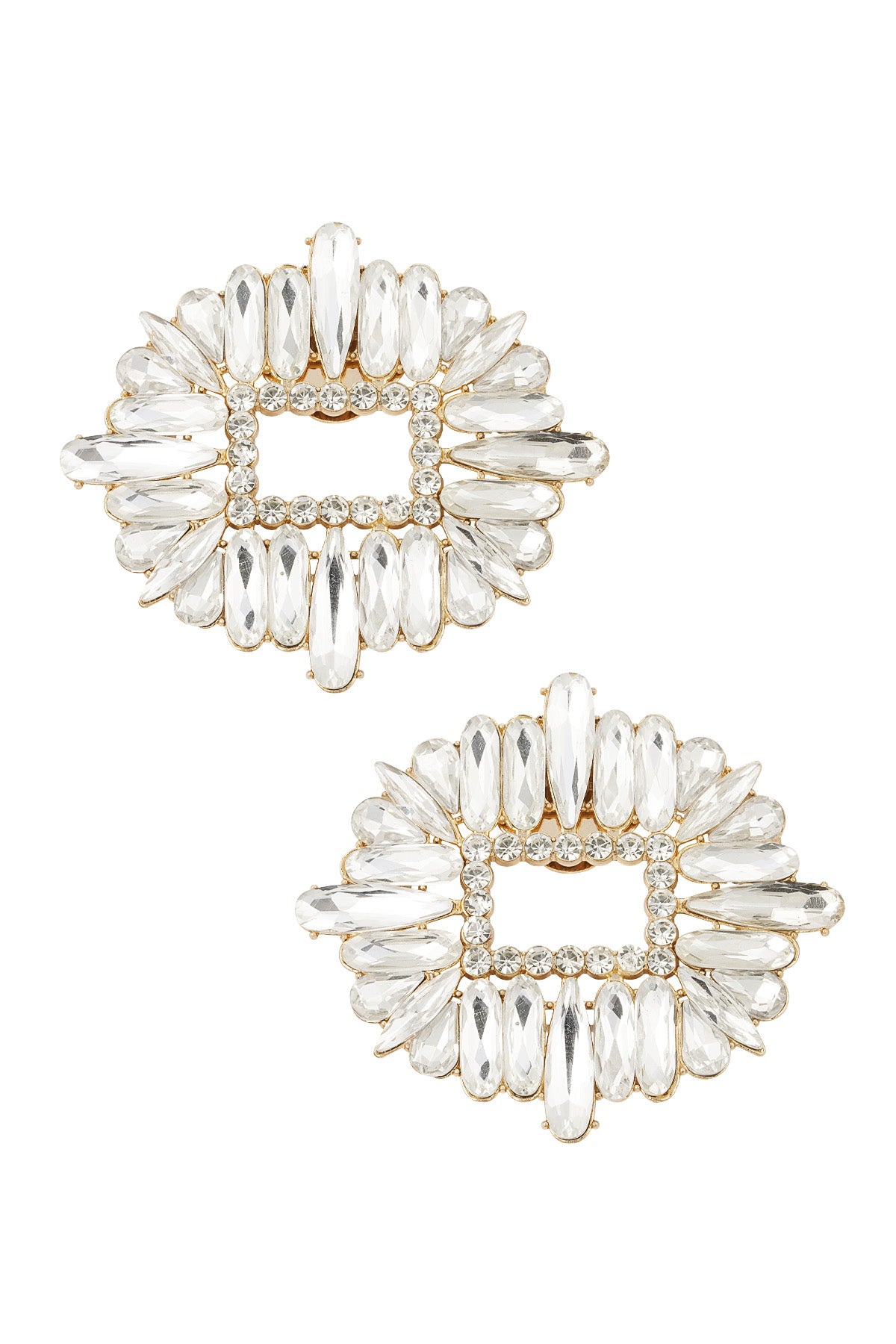 Schoenclips | Strass | Goud