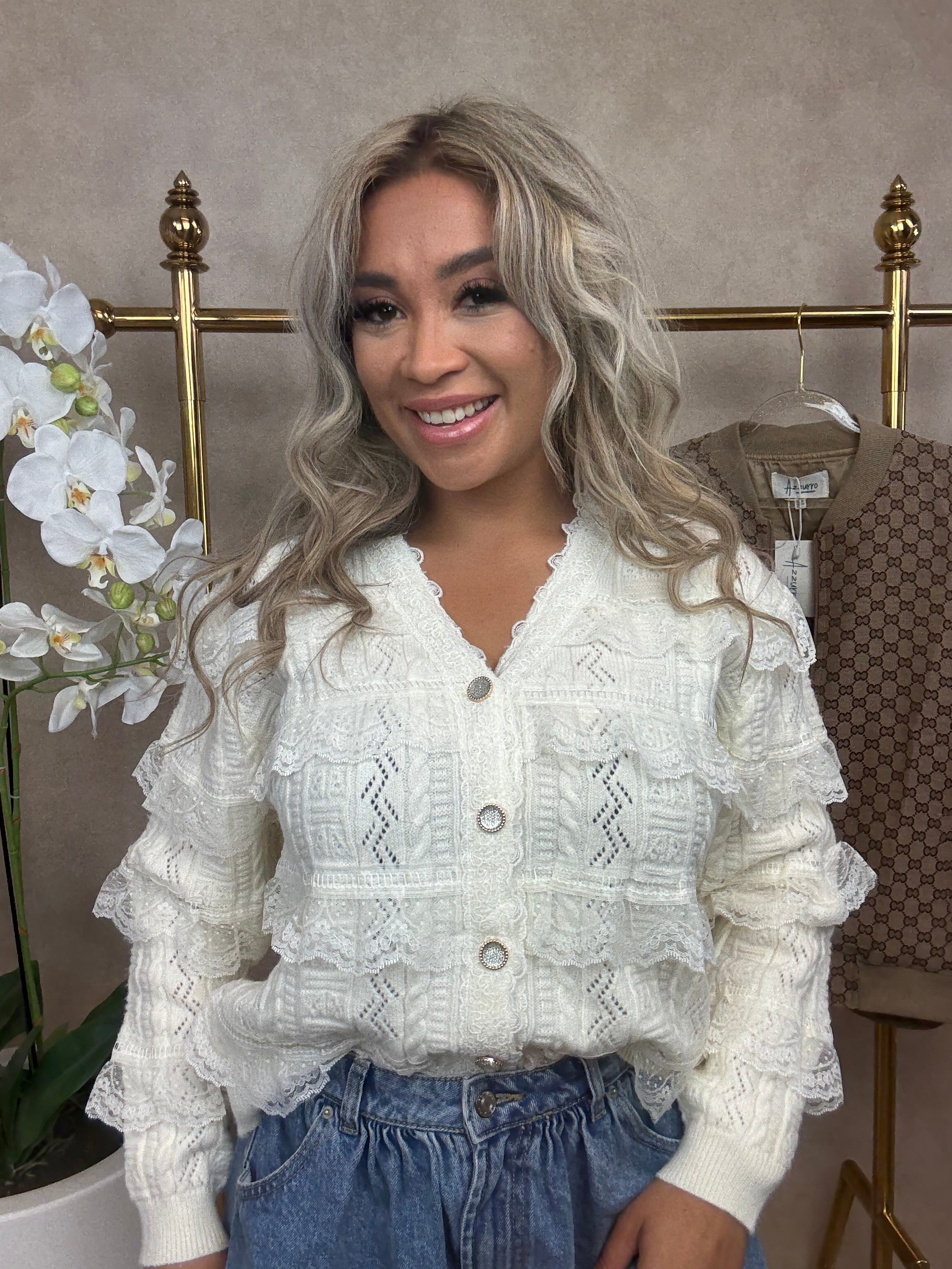 Vestje | Roessels | Creme