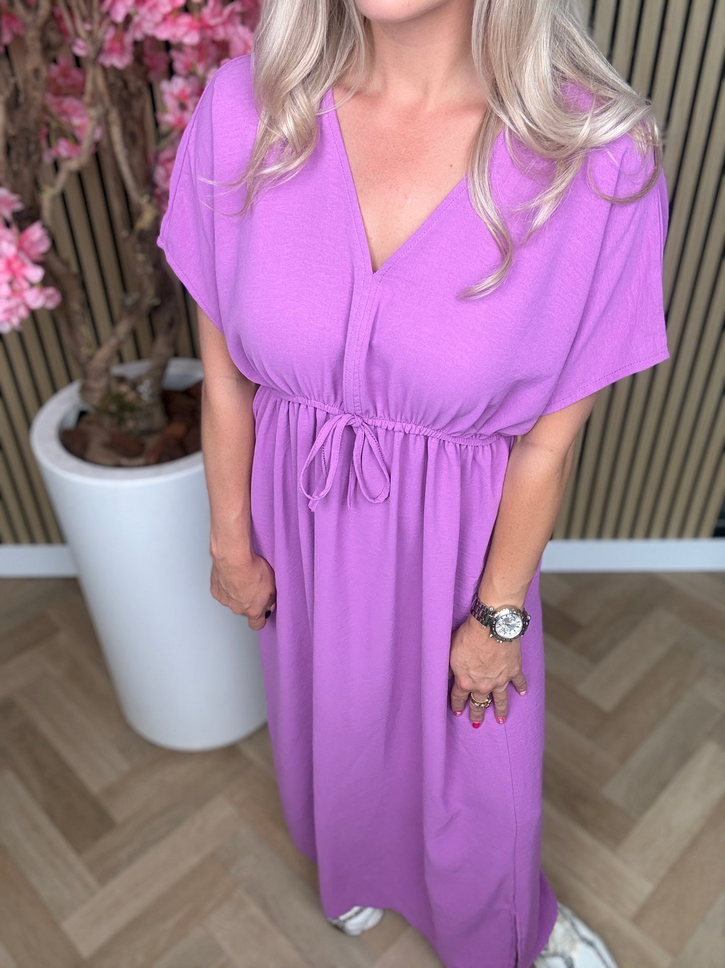Azzurro | Maxi Jurk | Paars