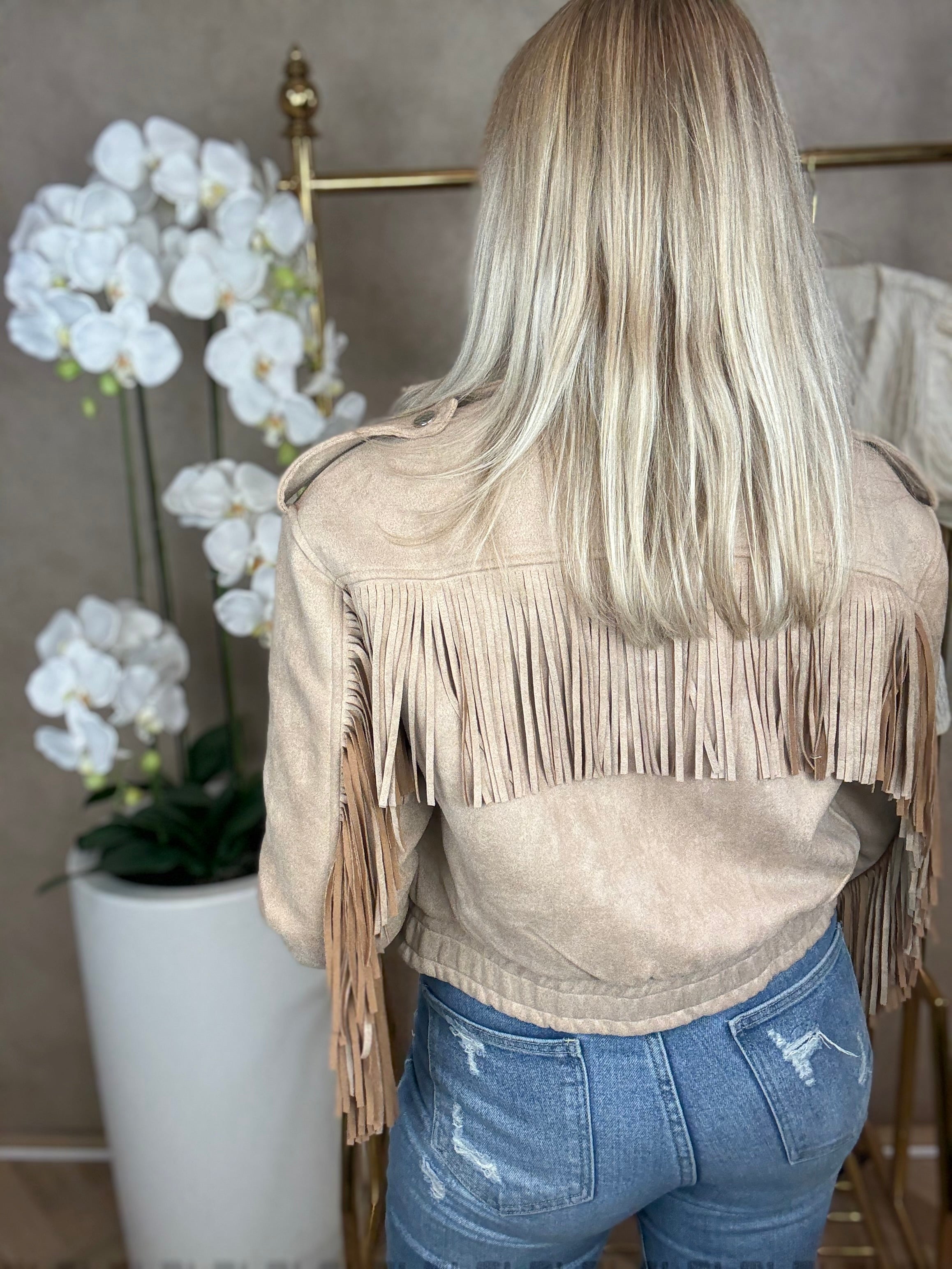 Jasje | Fringes | Taupe