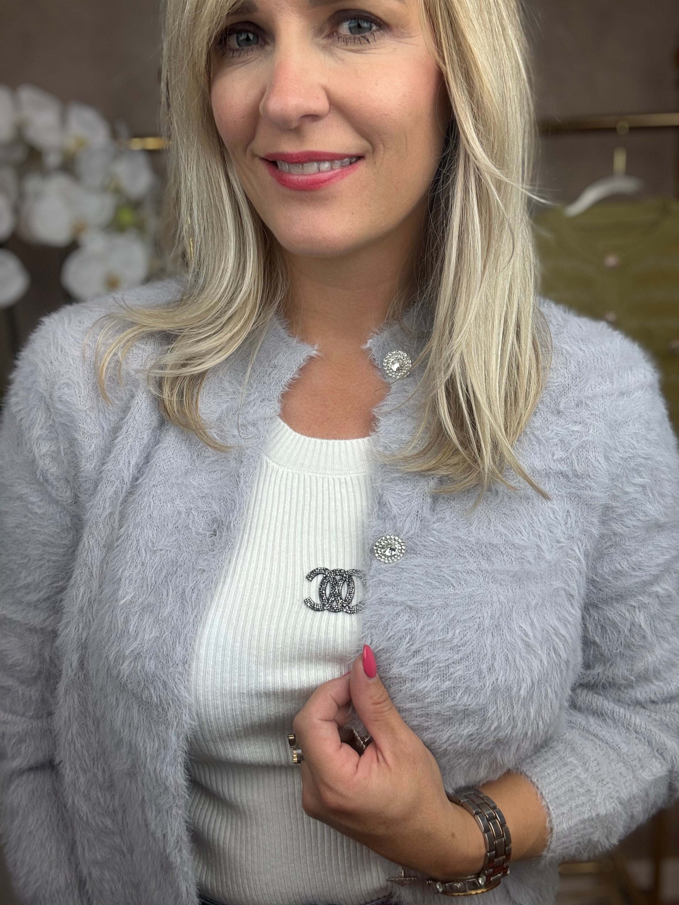 Vestje | Charlotte | Grijs