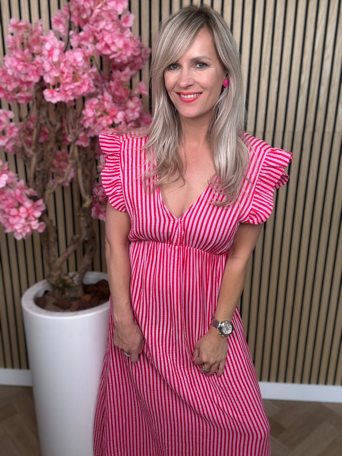 Kleid | Rosarot | Lang