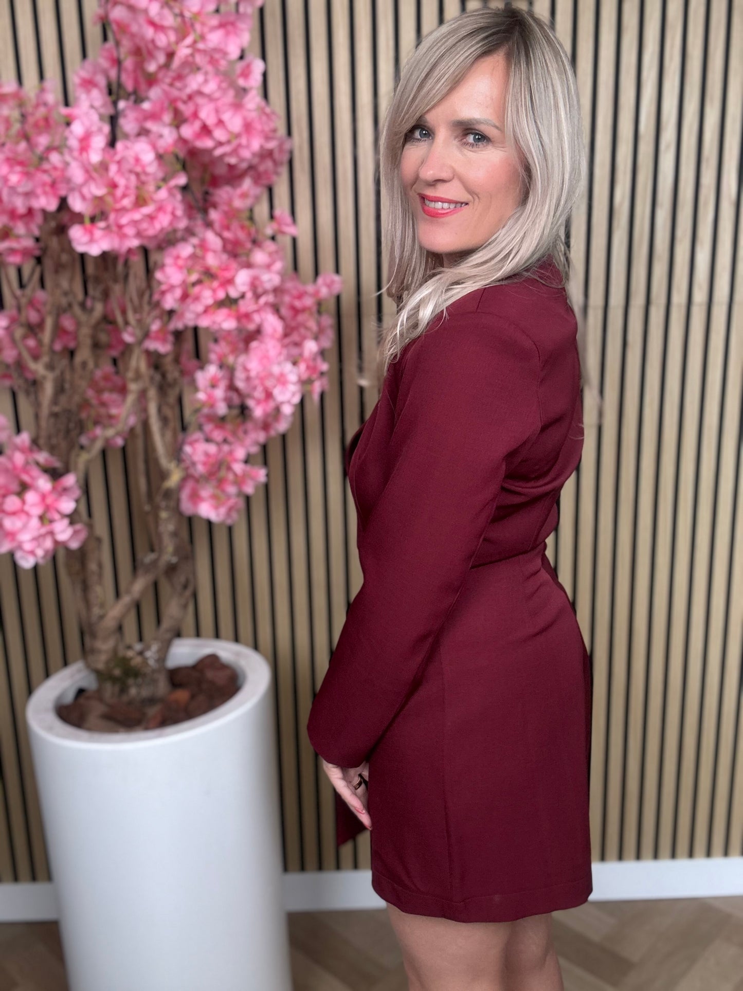 playsuit | Ambika | Bordeaux rood