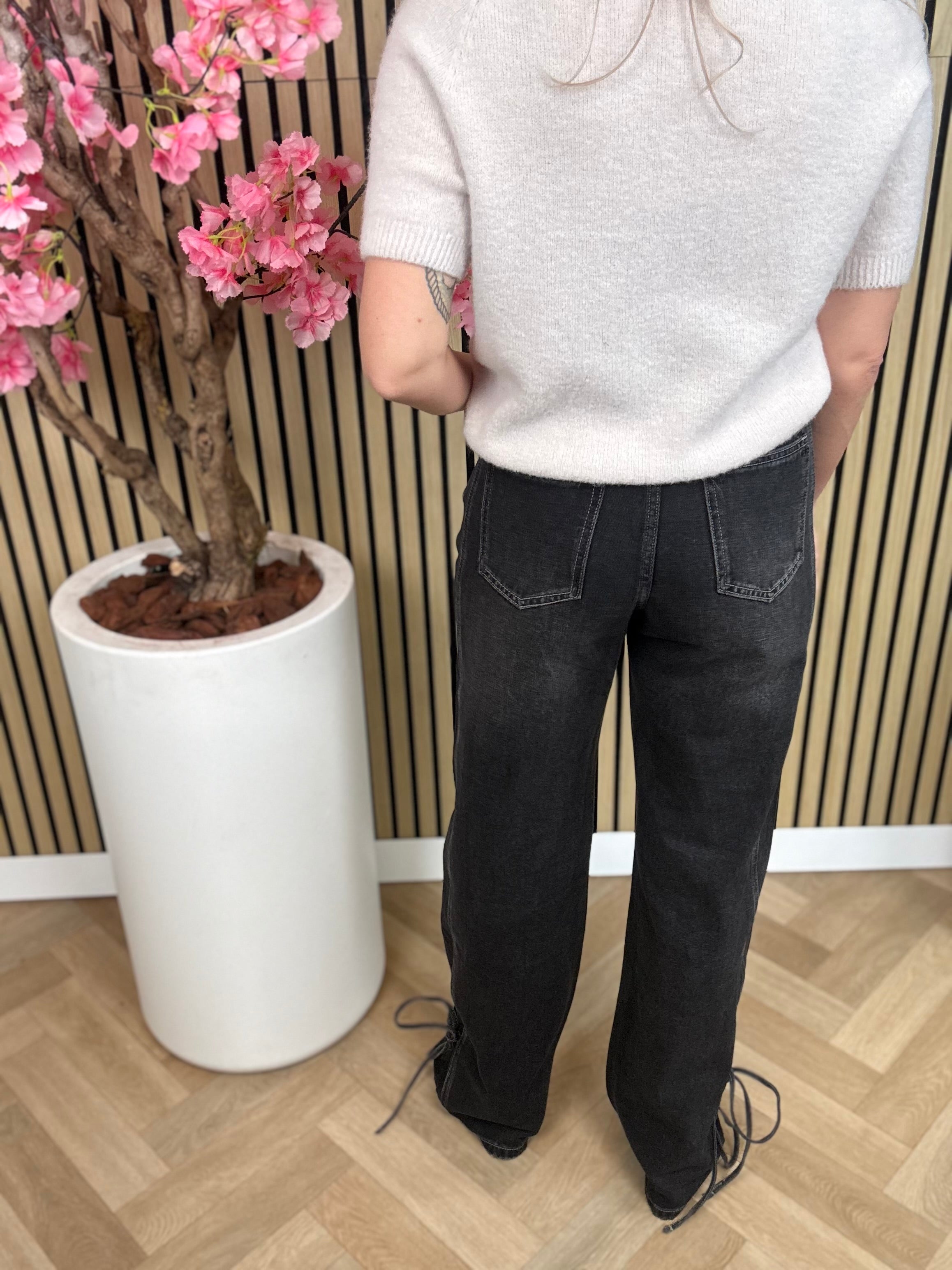 Jeans | Hartjes | Zwart