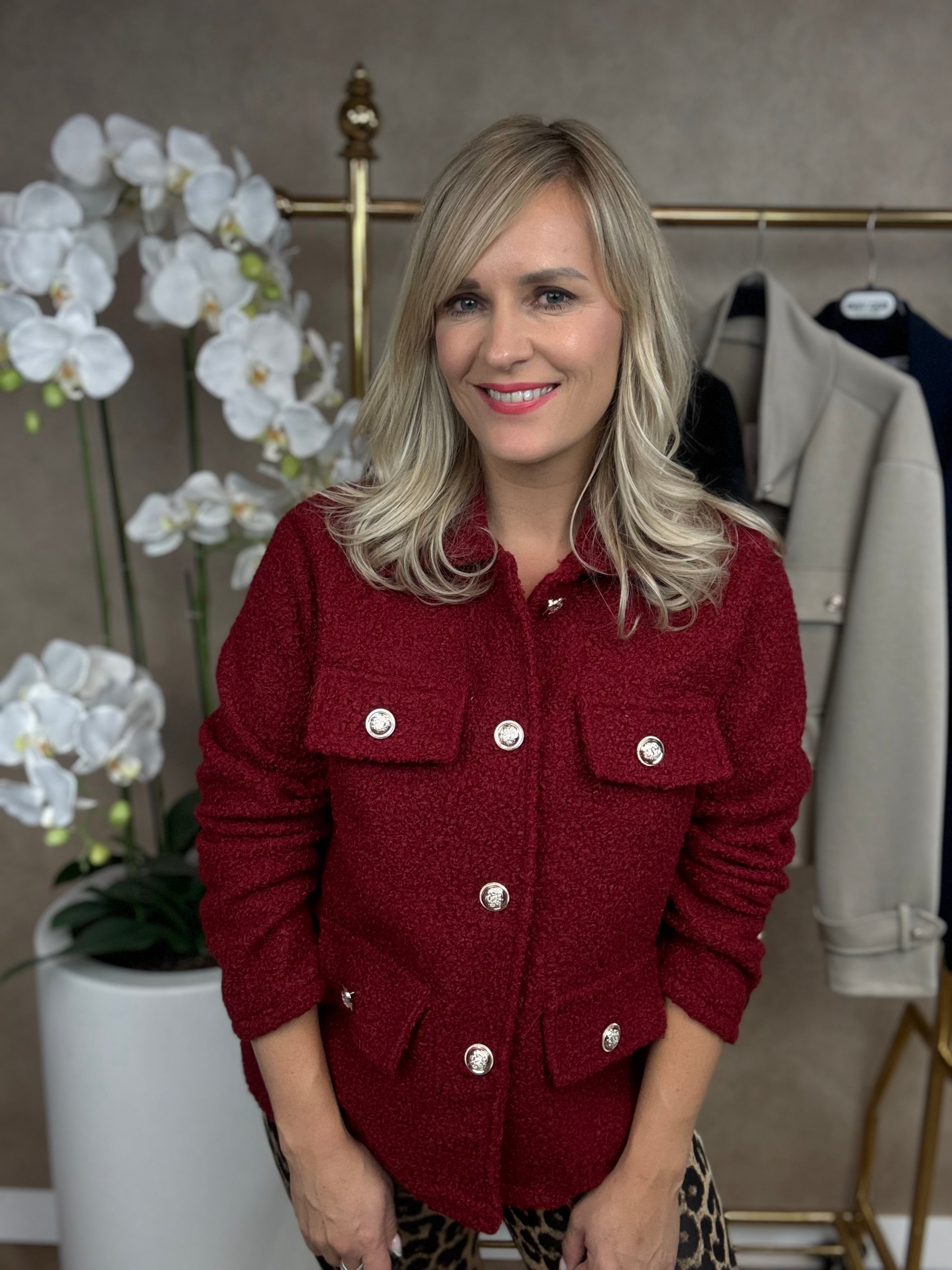 Jasje | Tess | Bordeaux rood