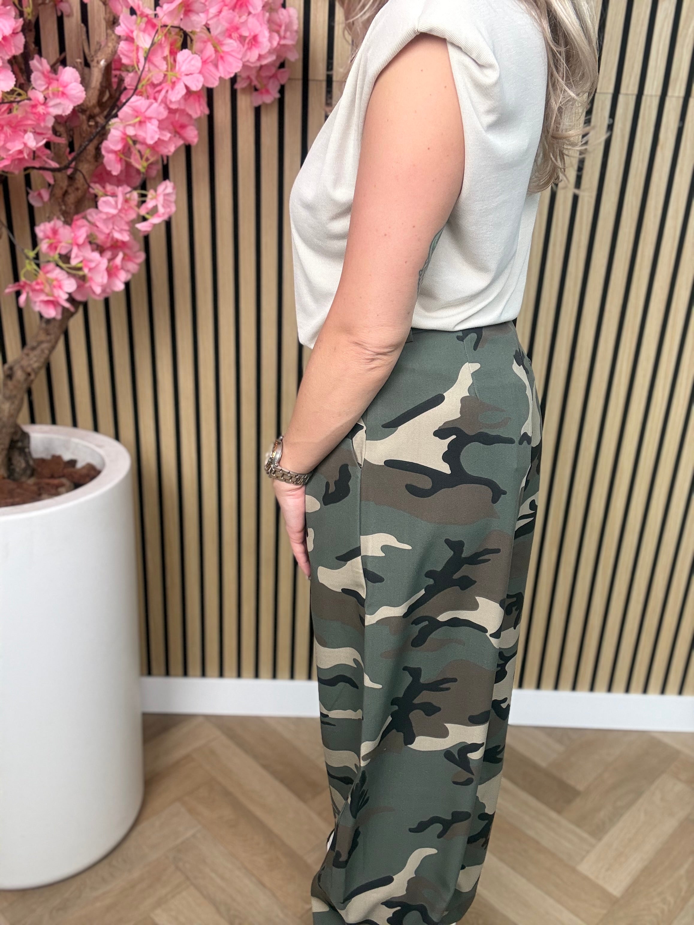Broek Barrel | Camouflage | Ambika