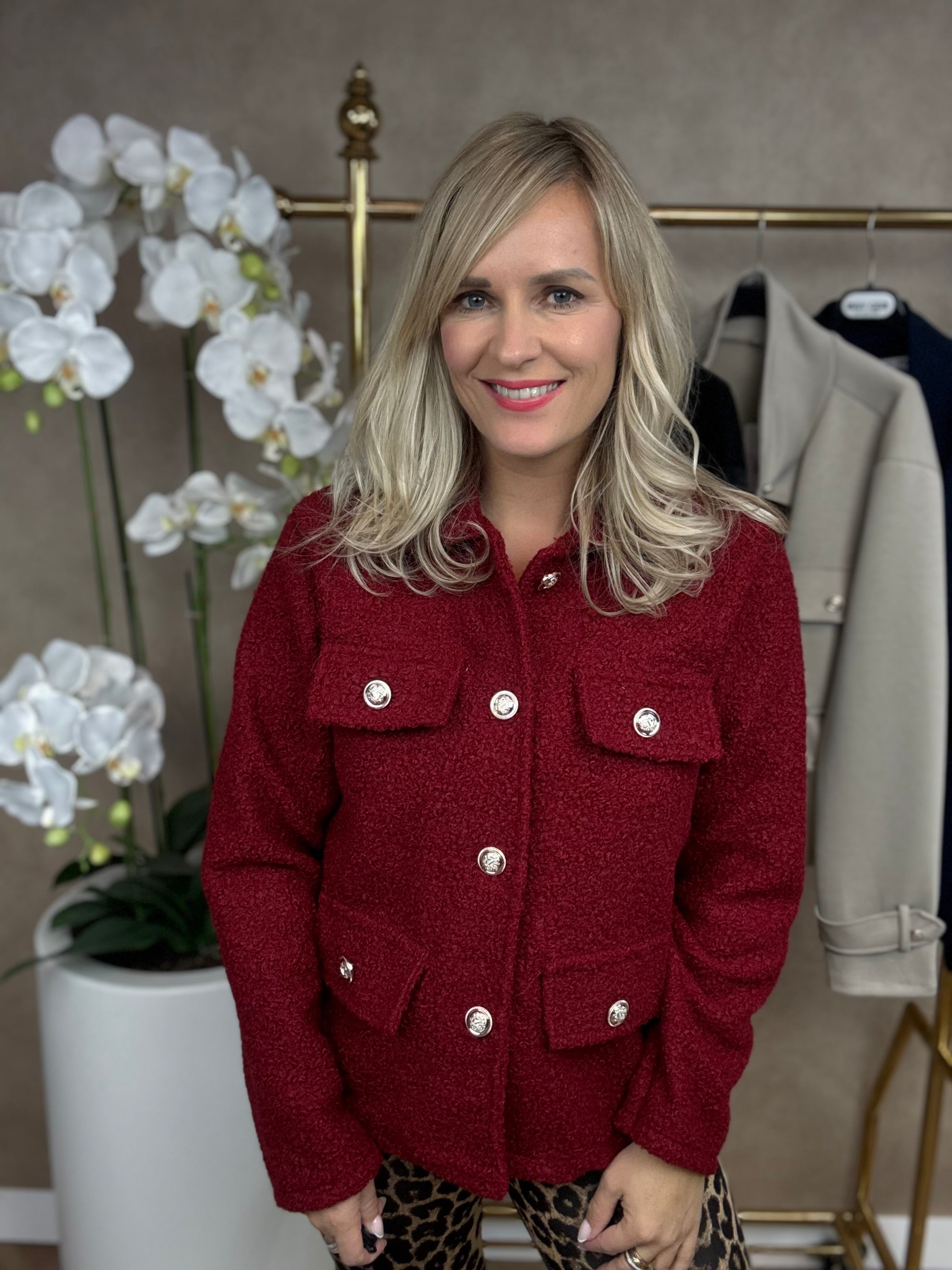 Jasje | Tess | Bordeaux rood