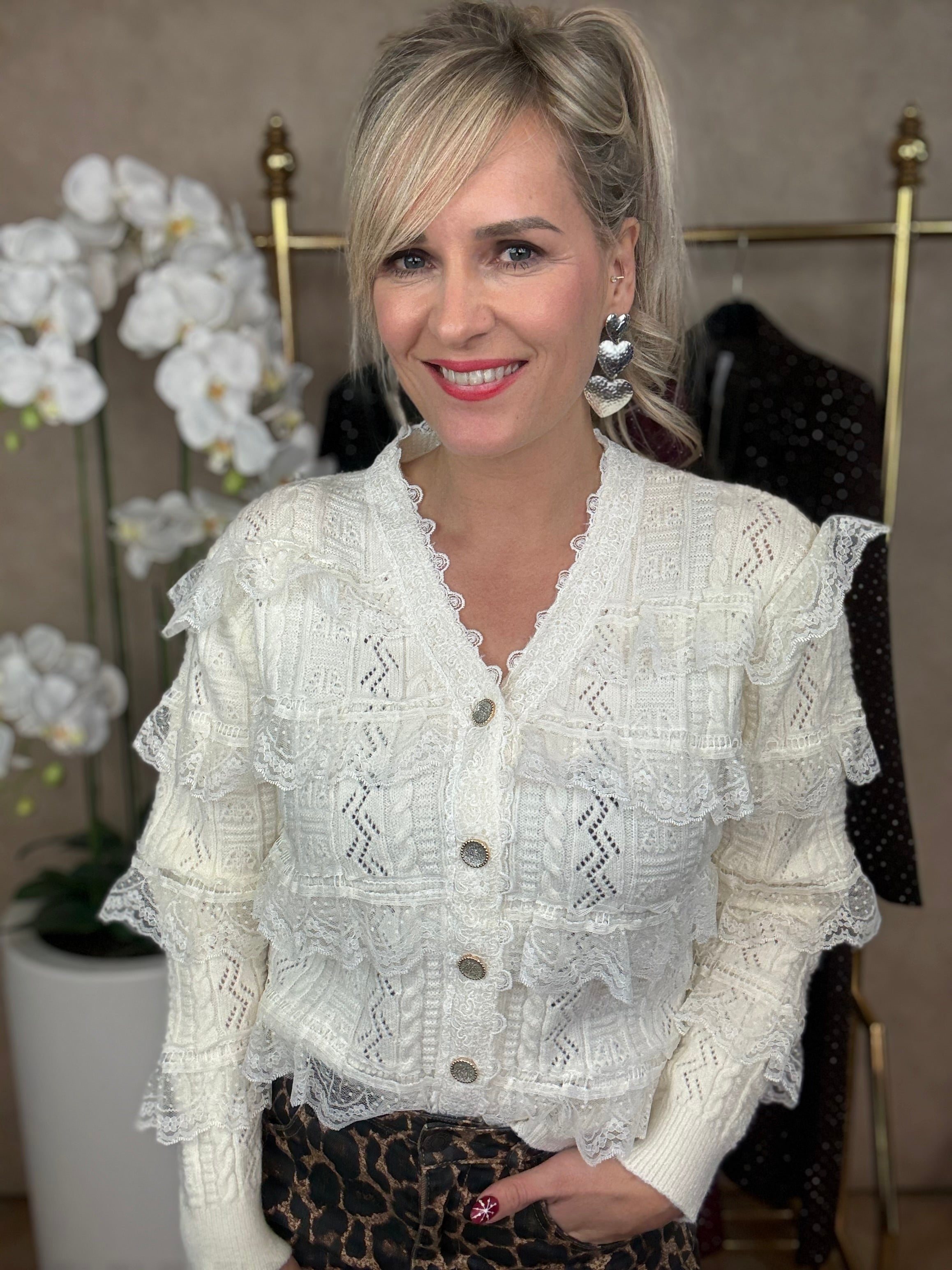 Vestje | Roessels | Creme