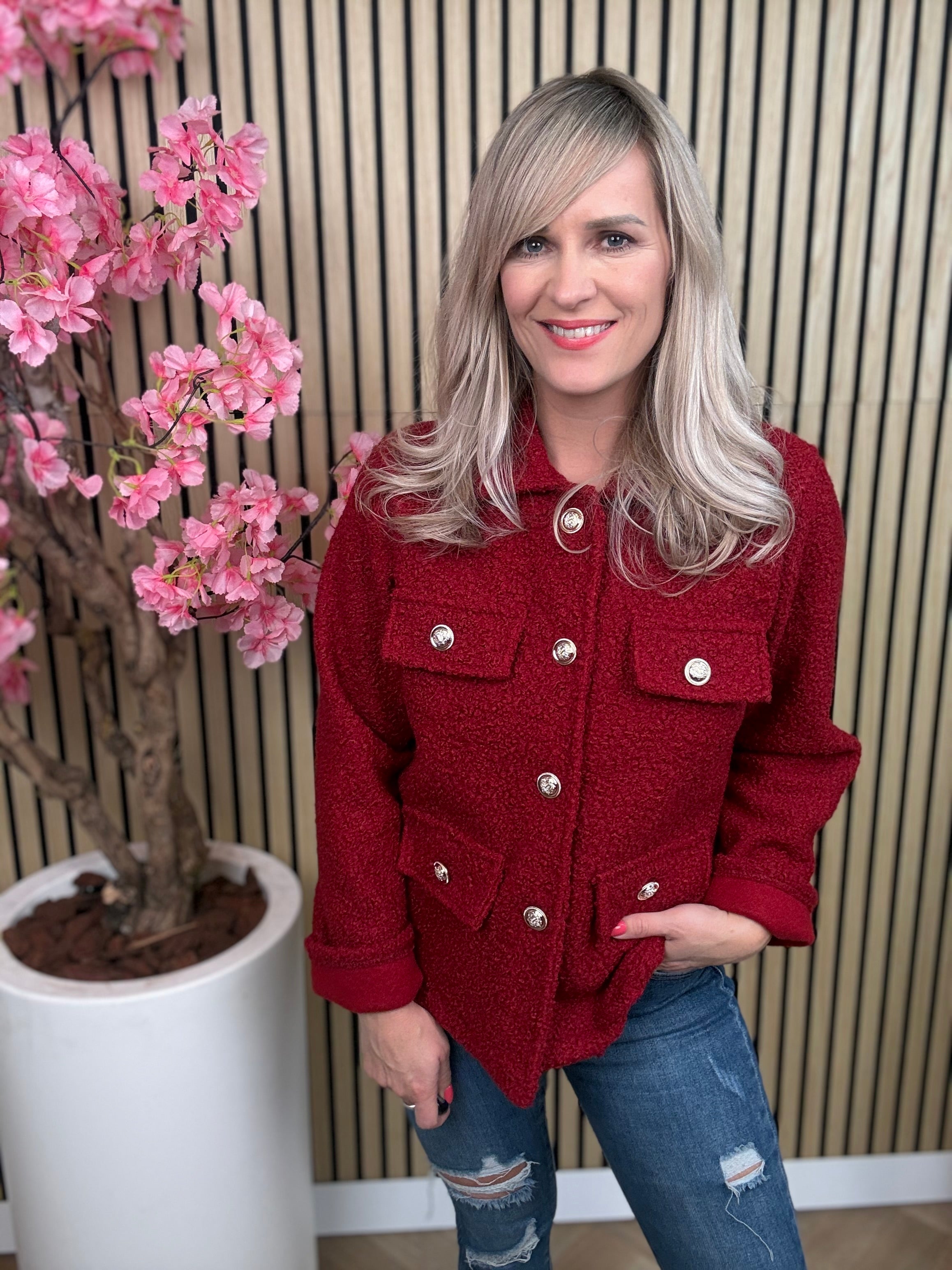 Jasje | Tess | Bordeaux rood