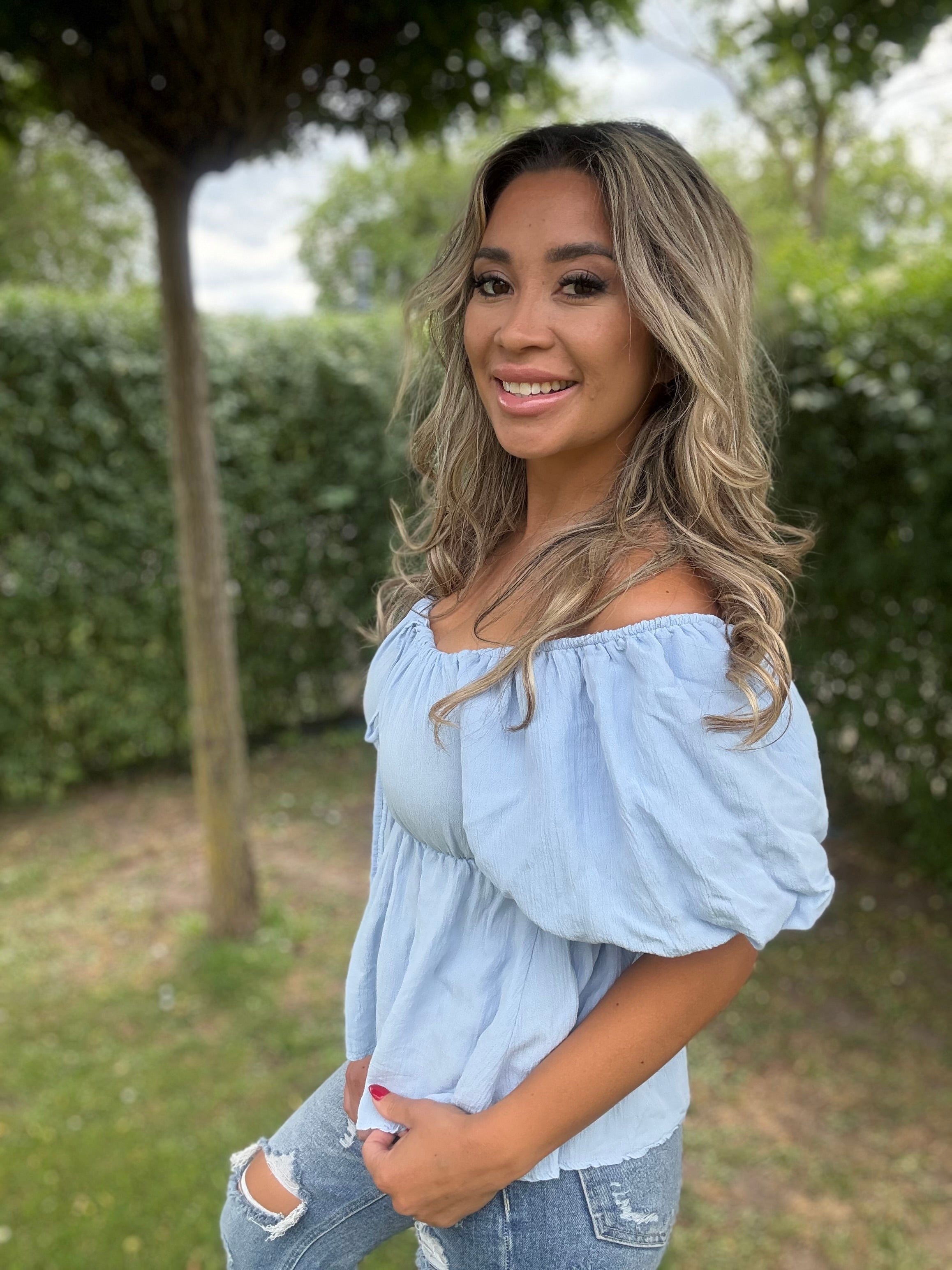 Top | Claire | Blauw