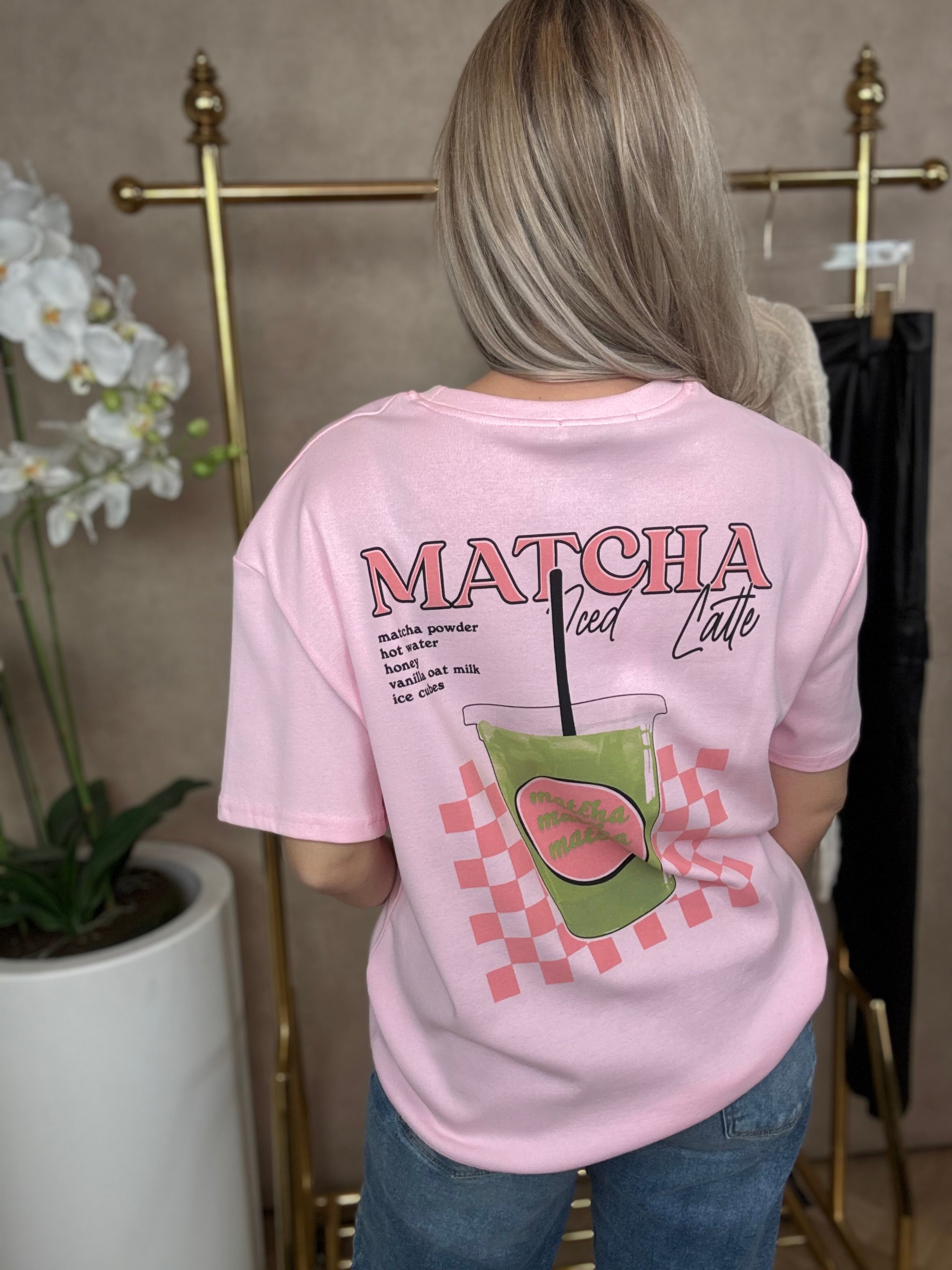 Shirt | Matcha | roze
