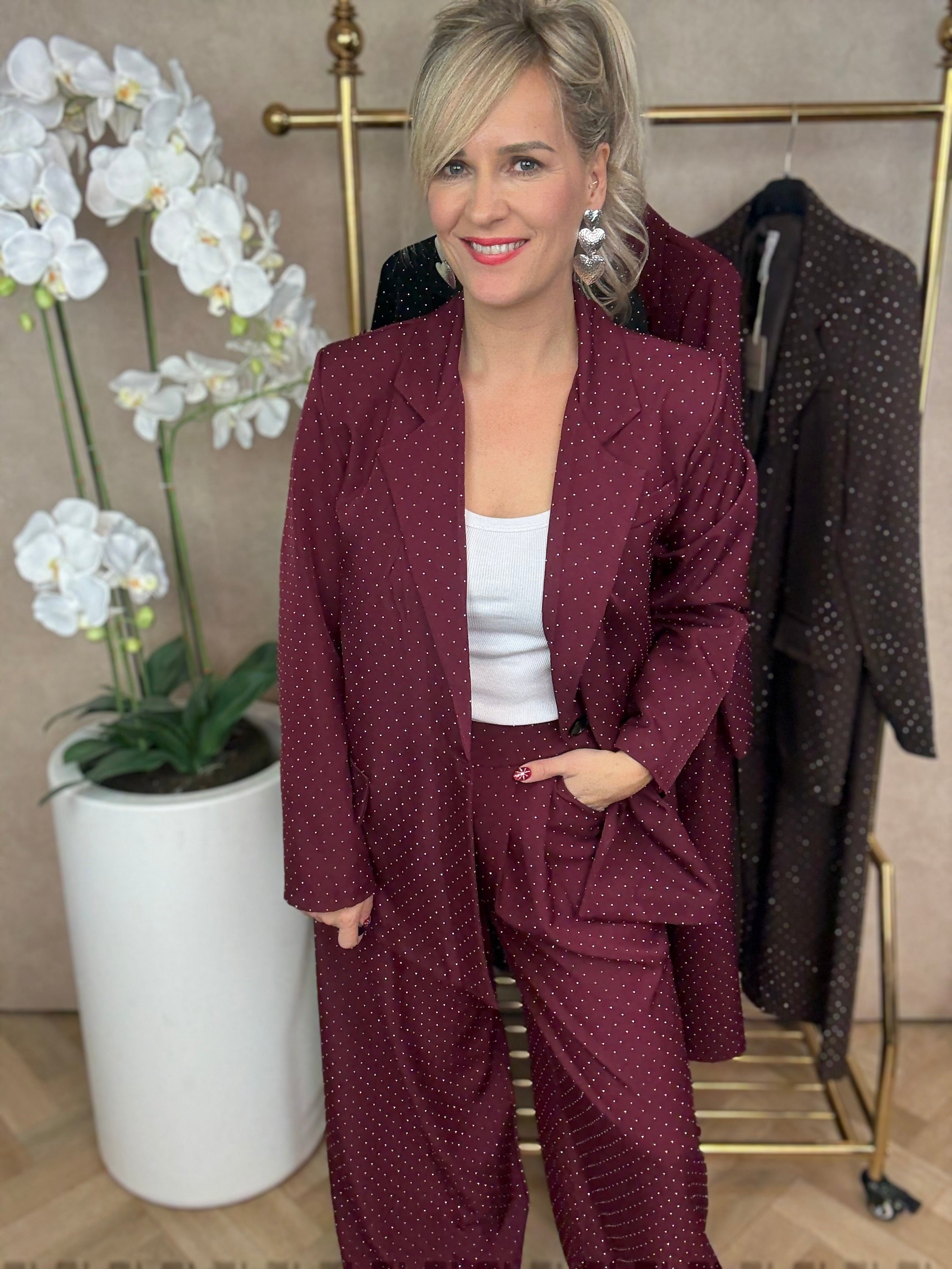 Pak | Shirley | bordeaux rood