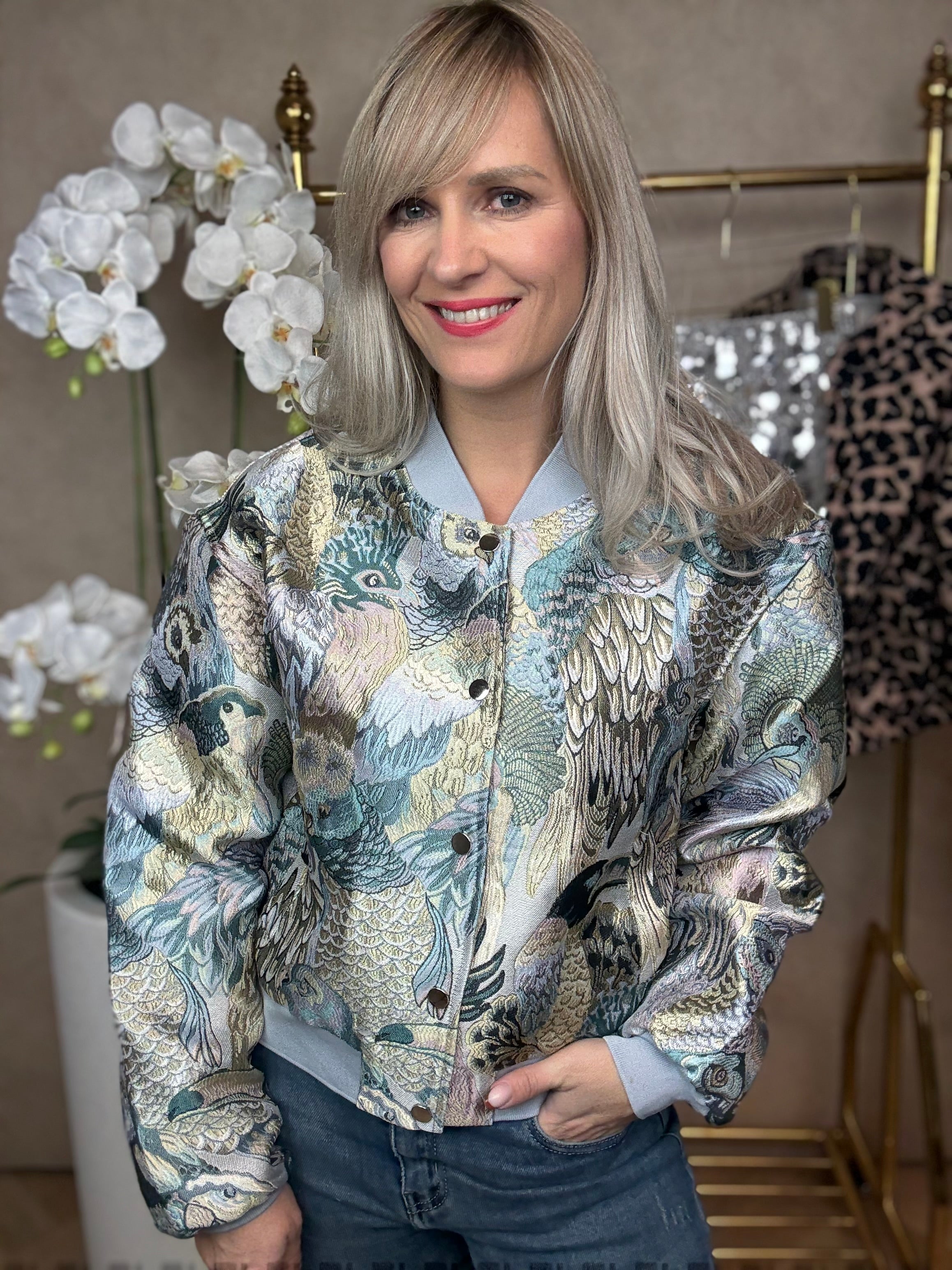 Bomberjack | Vogel | Blauw