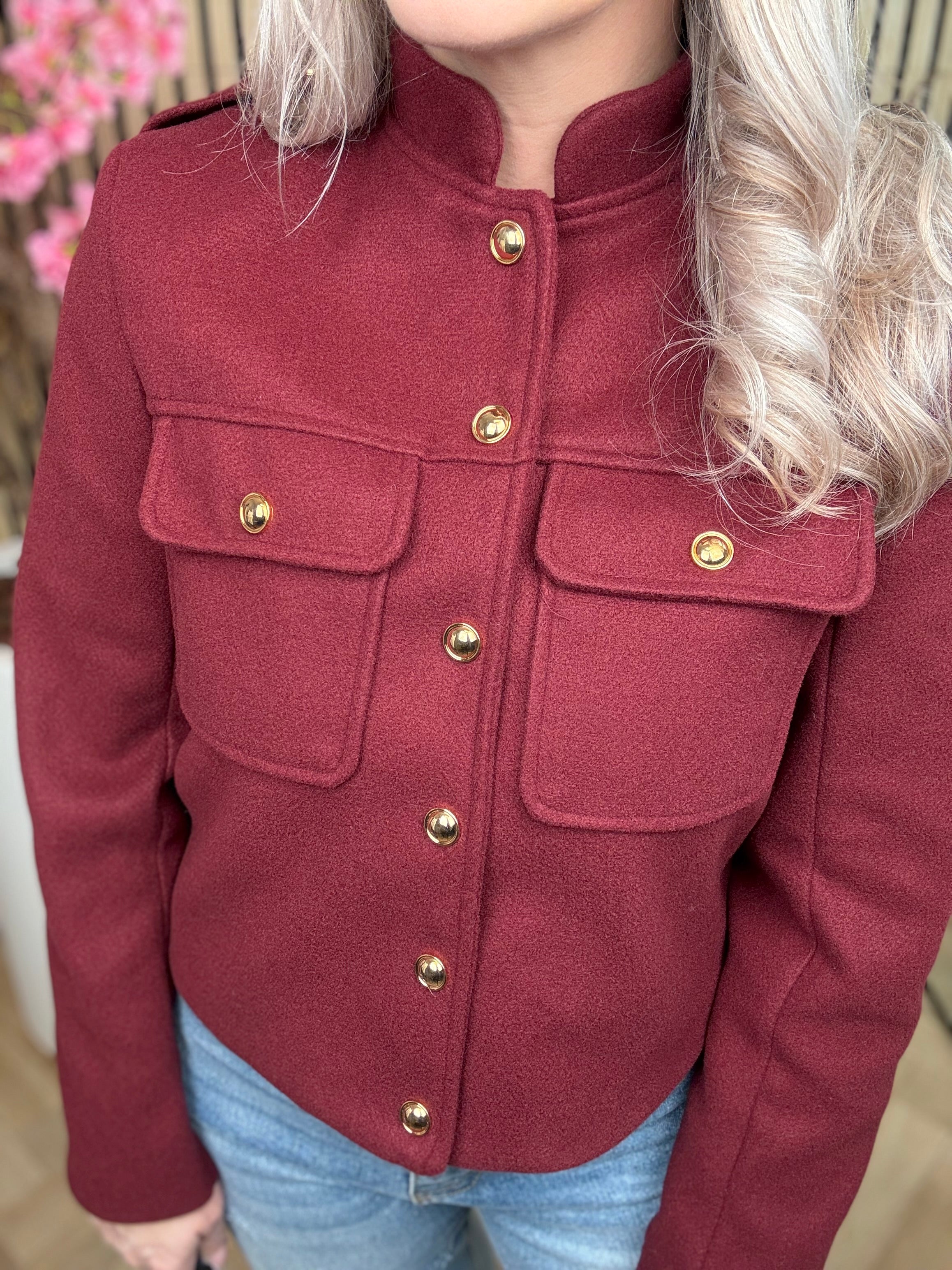 Jasje | Britt | Bordeaux rood