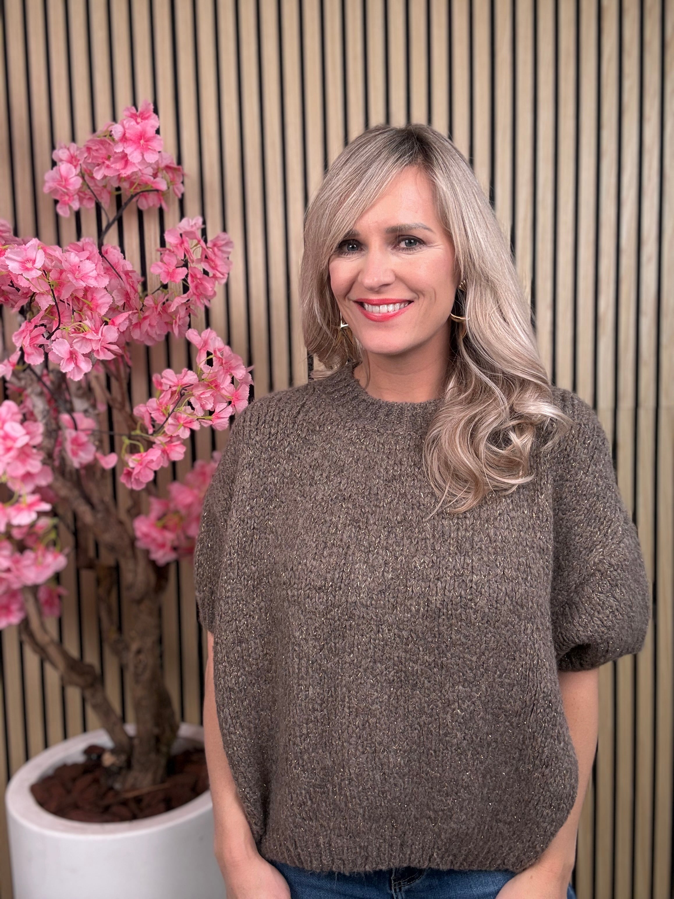 truitje | Ambika Gebreid Taupe