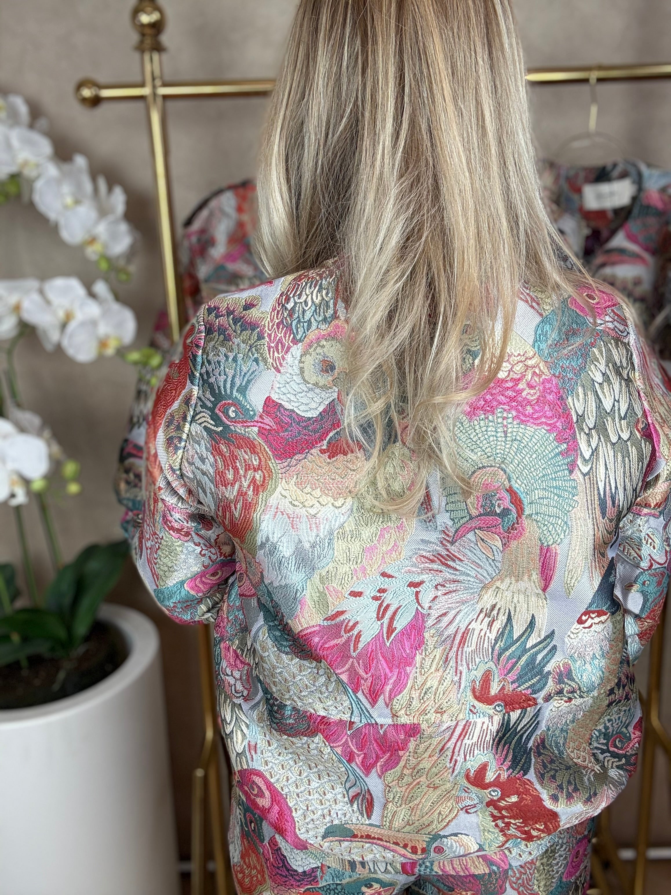 Bomberjack Lang | Vogel | Roze