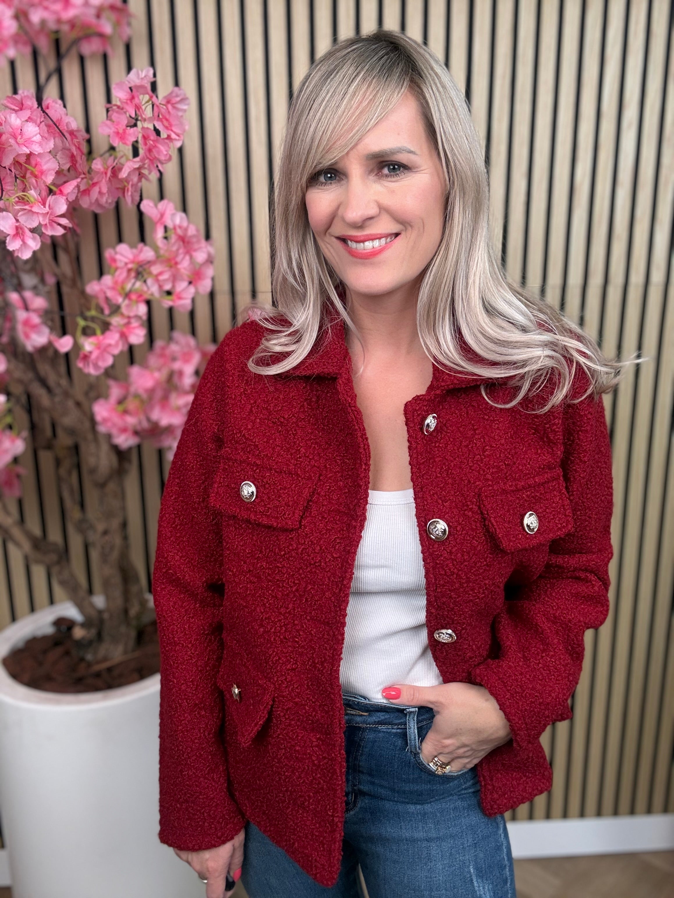 Jasje | Tess | Bordeaux rood