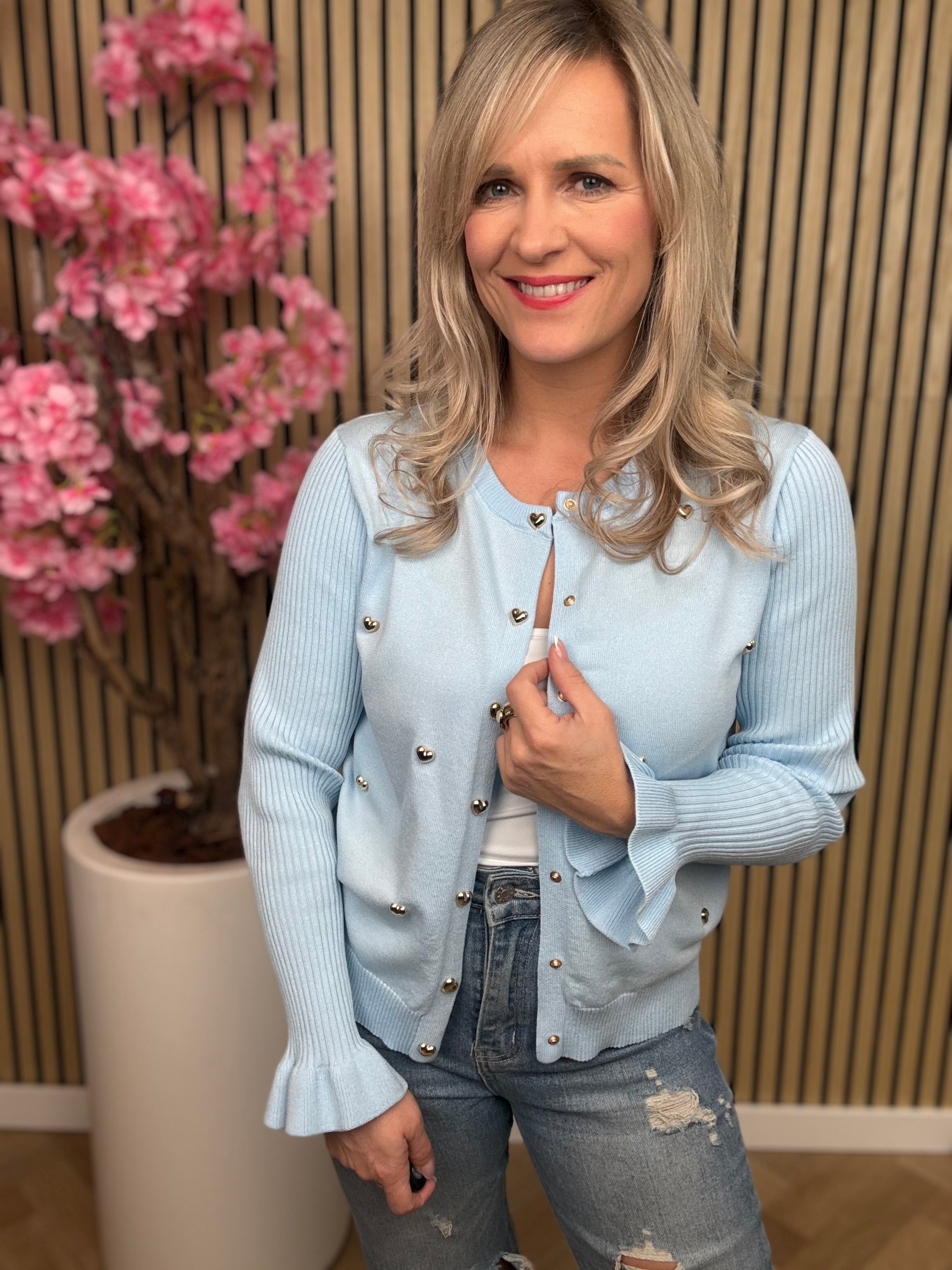 Vestje | Love | Blauw