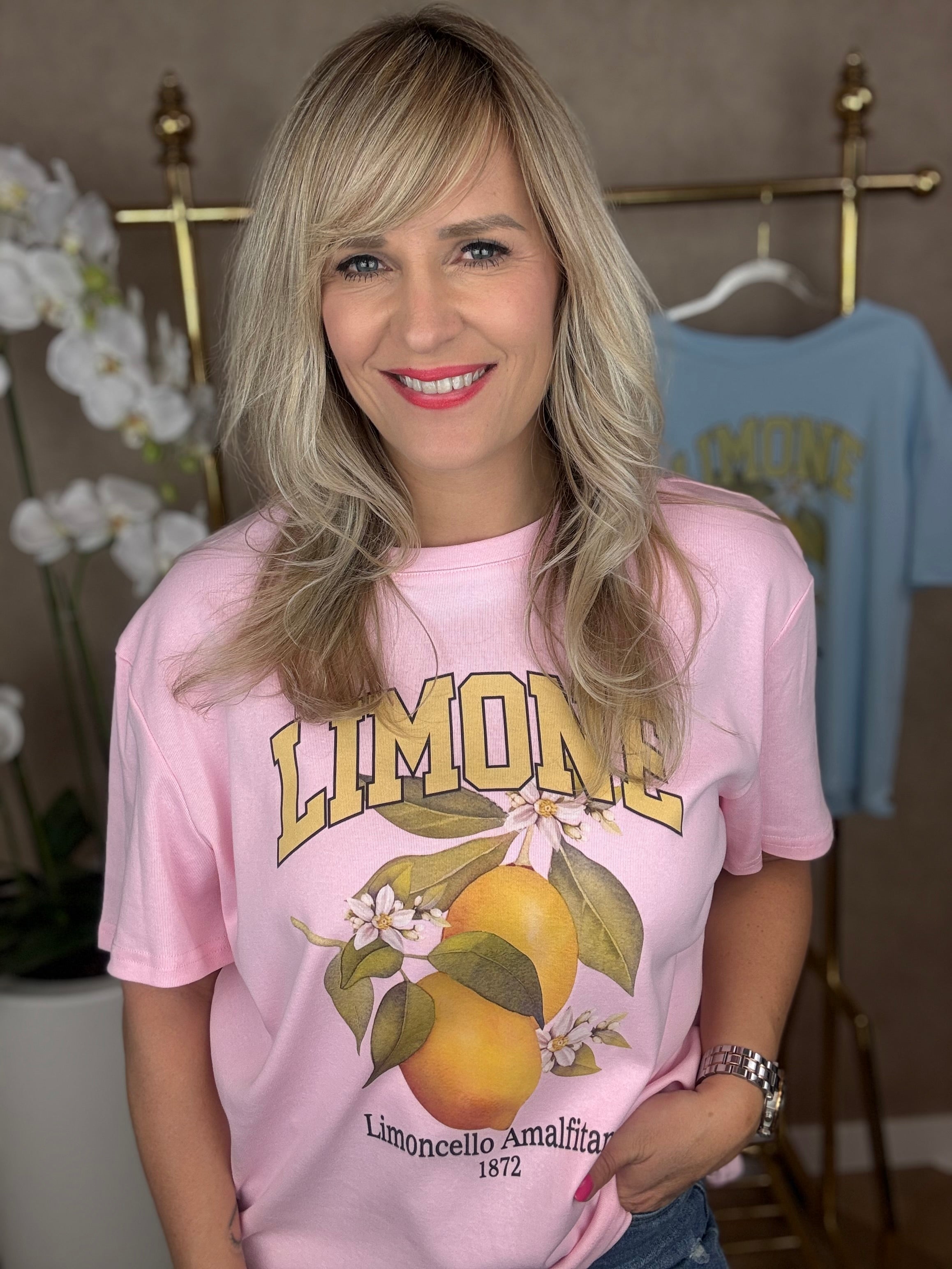 Shirt | Limone | Roze