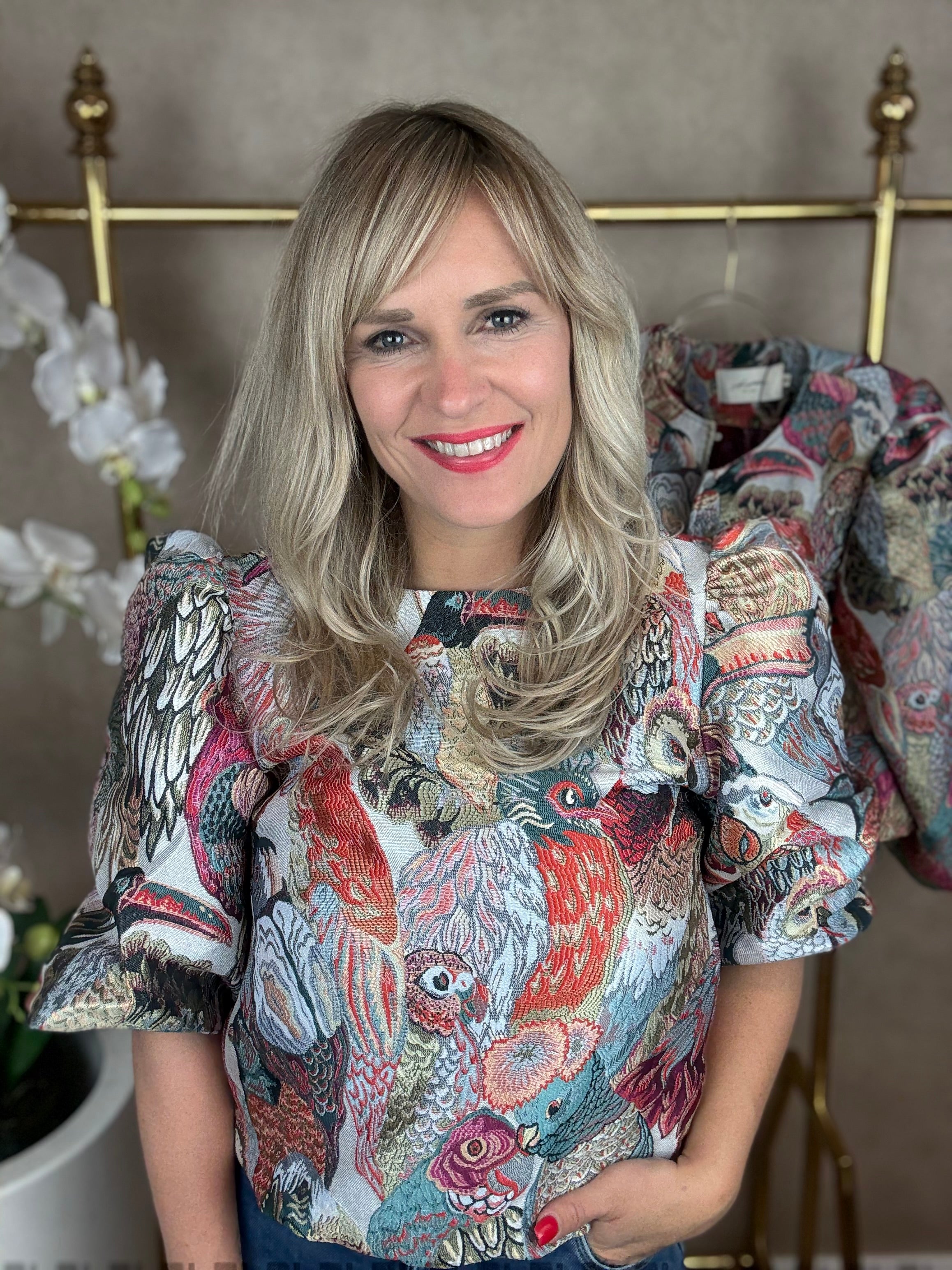 Truitje | Vogelprint | Roze