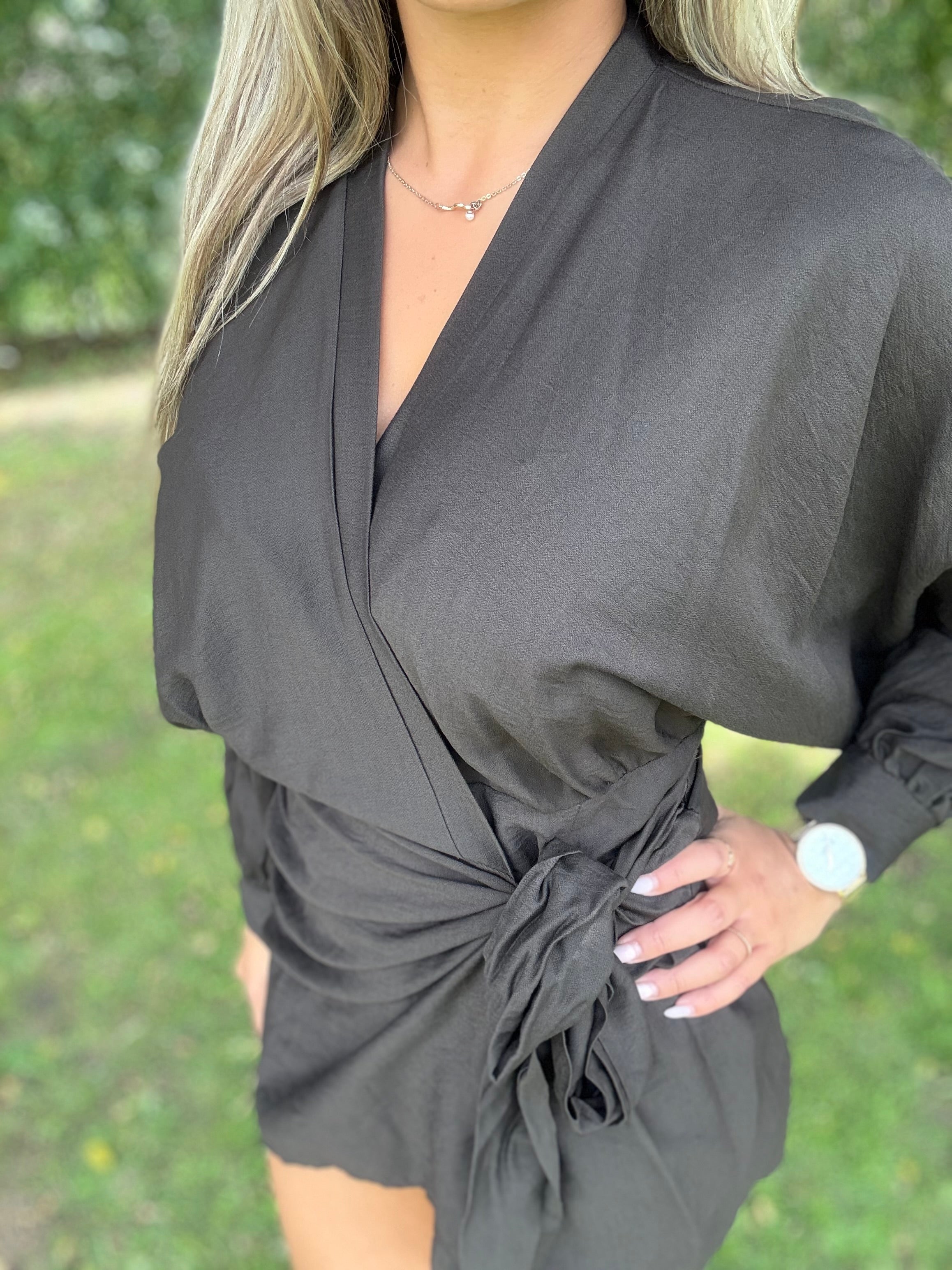 Jurk | Melissa | Chocolade bruin