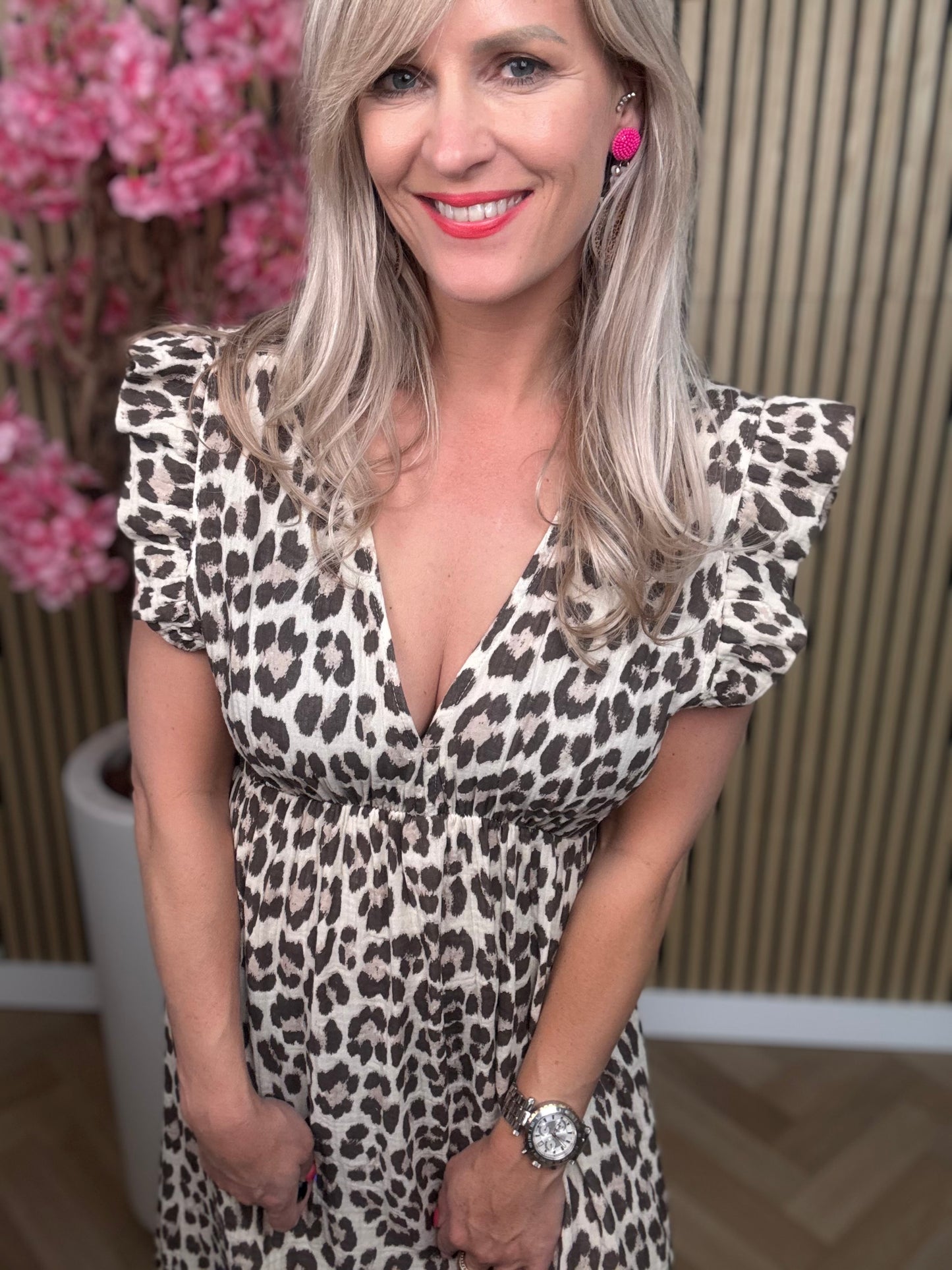 Jurk | Leopard | Lang