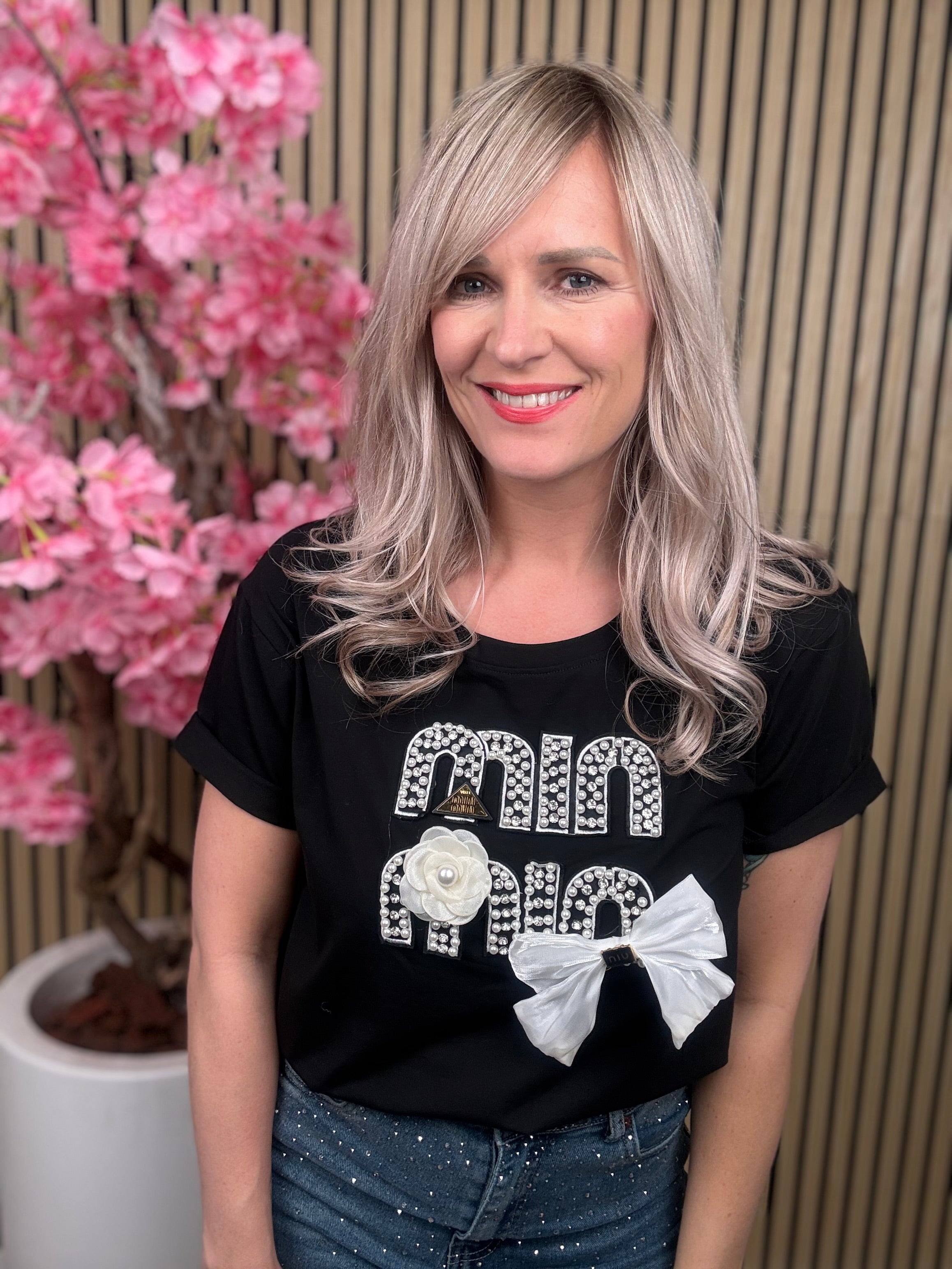 Shirt | MI | Zwart