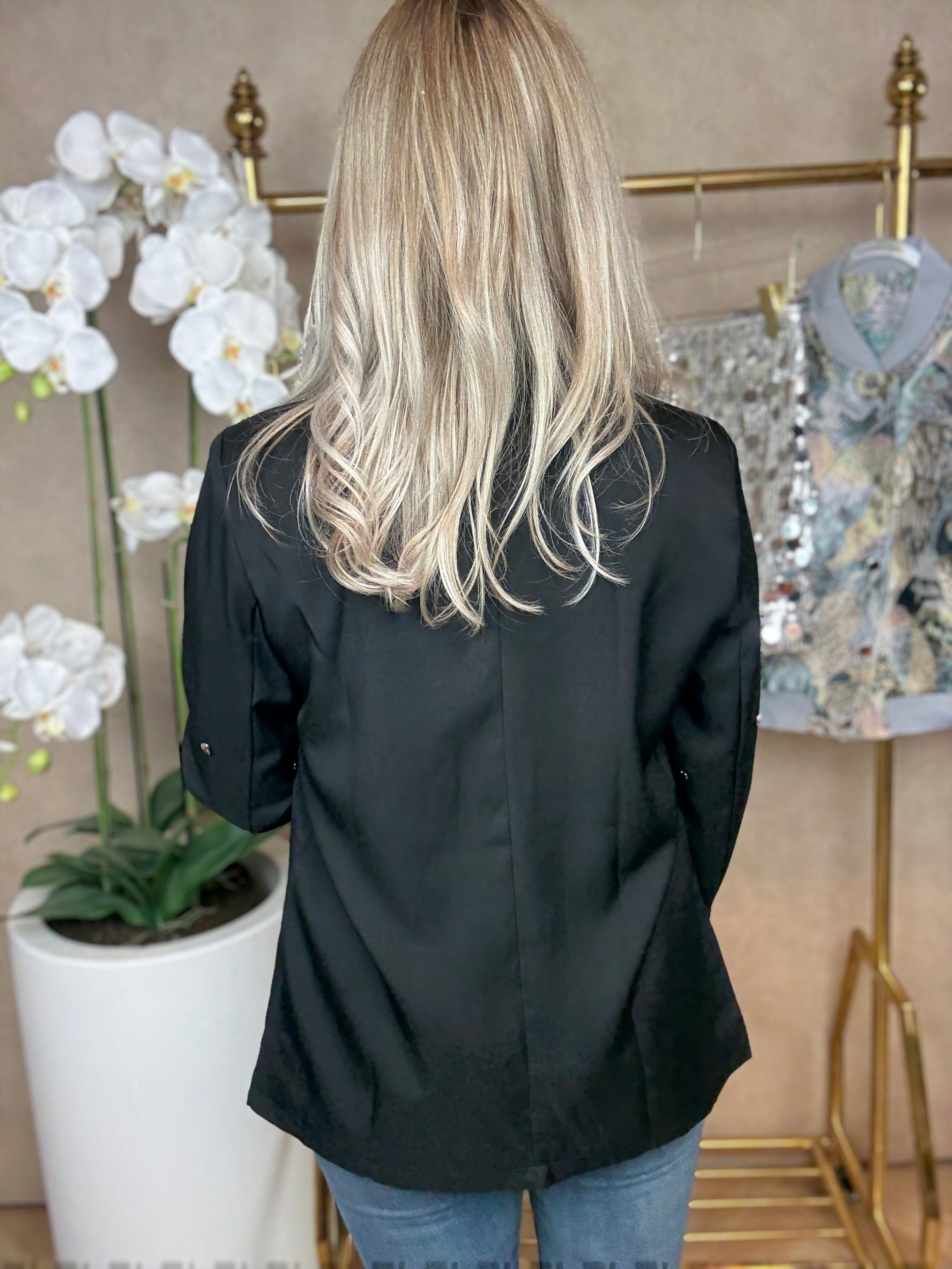 Blazer | Hartjes | Zwart