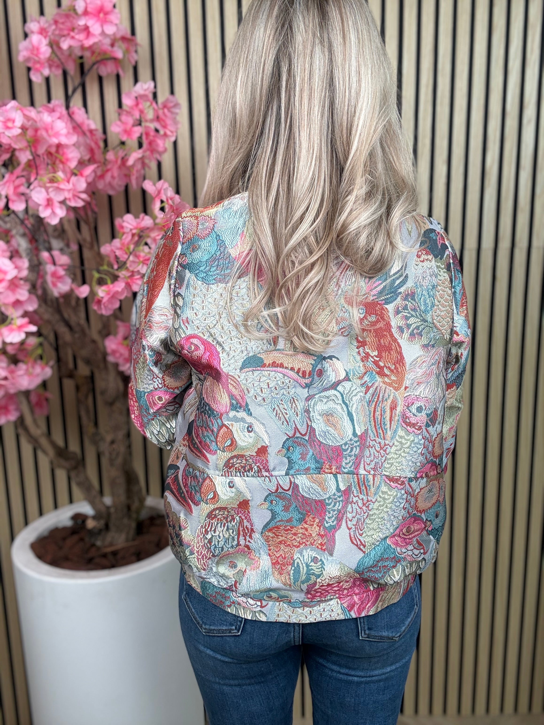 Bomberjack Lang | Vogel | Roze