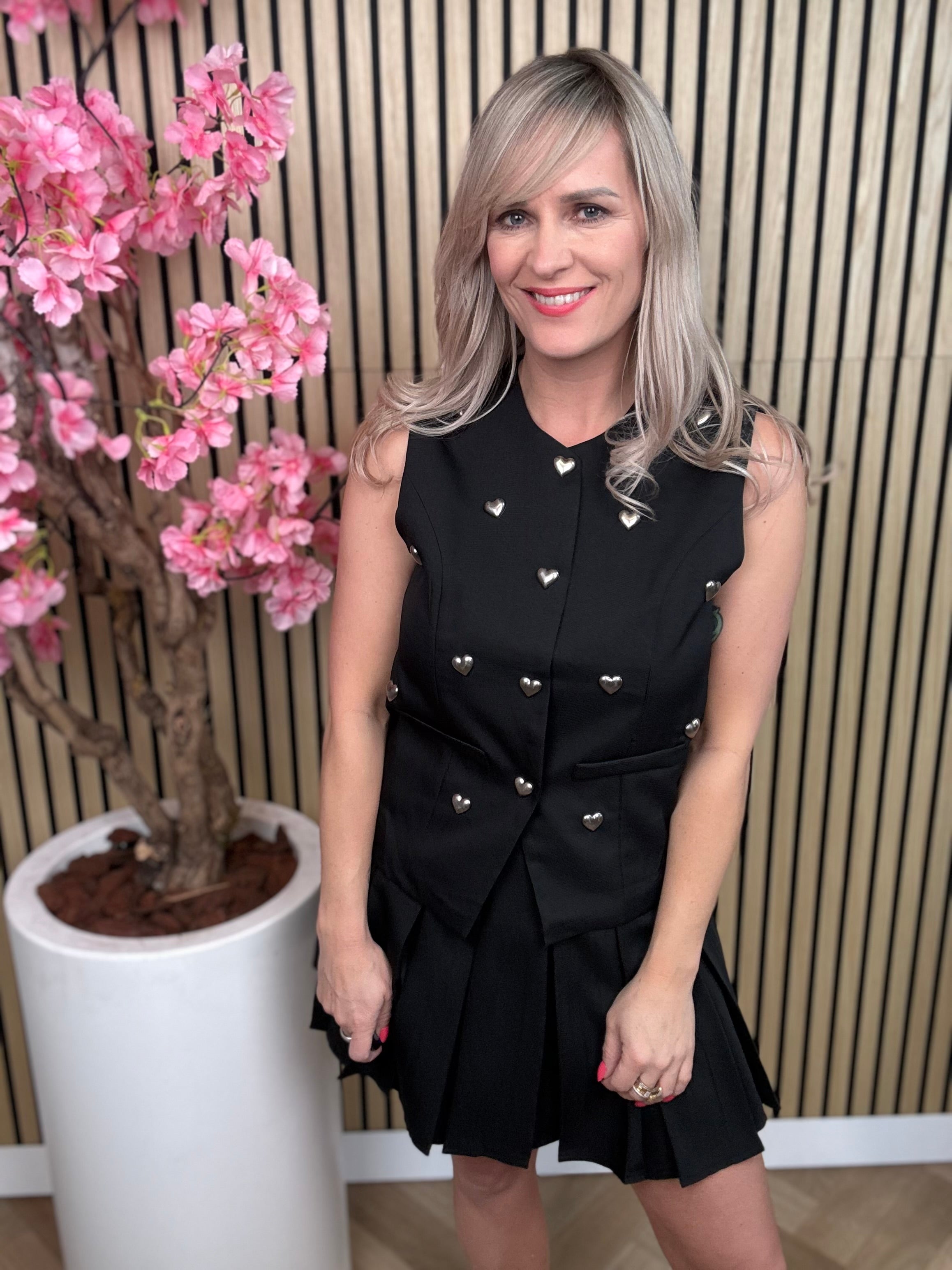 Set | Hartjes | Zwart