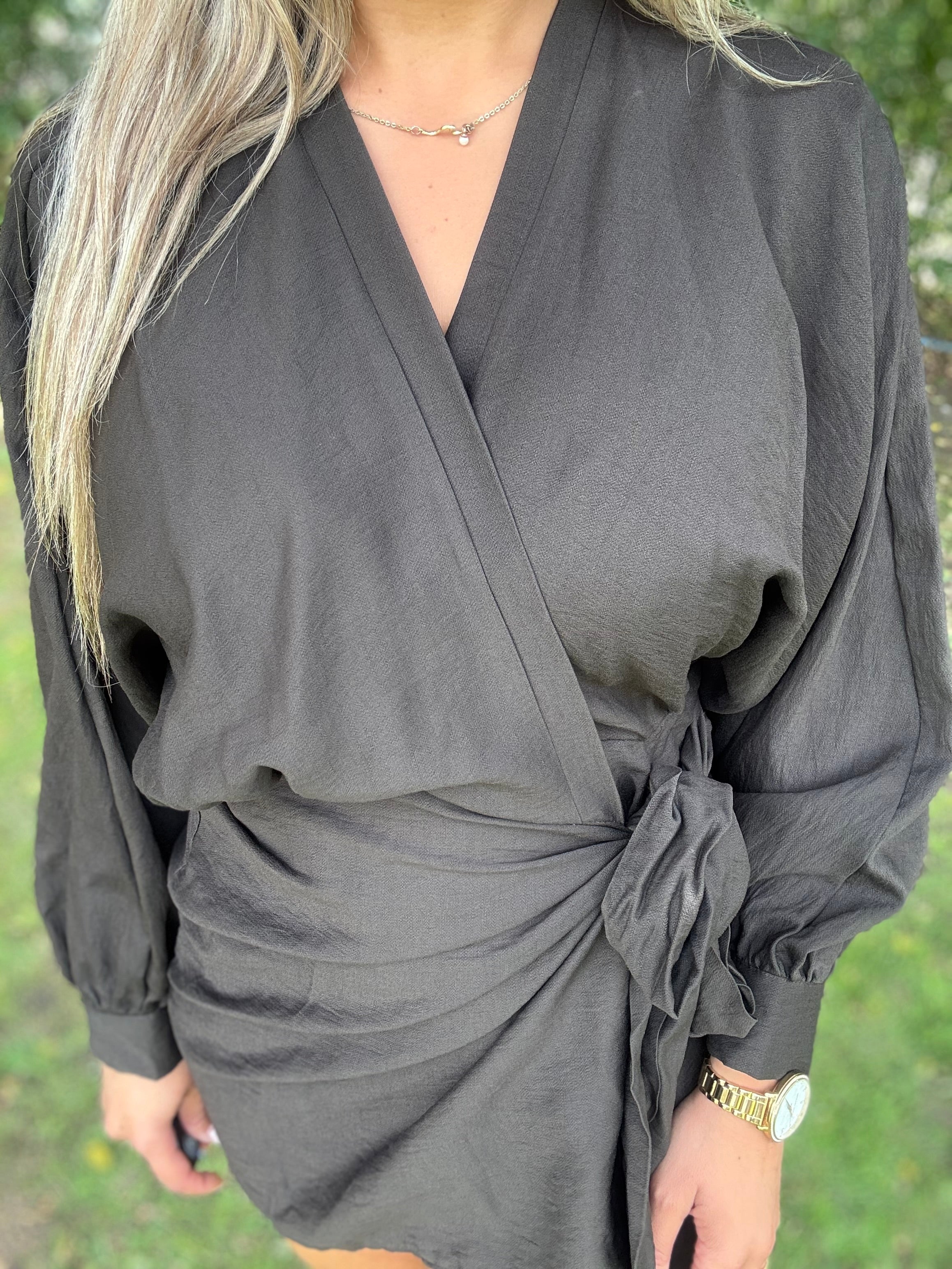 Jurk | Melissa | Chocolade bruin