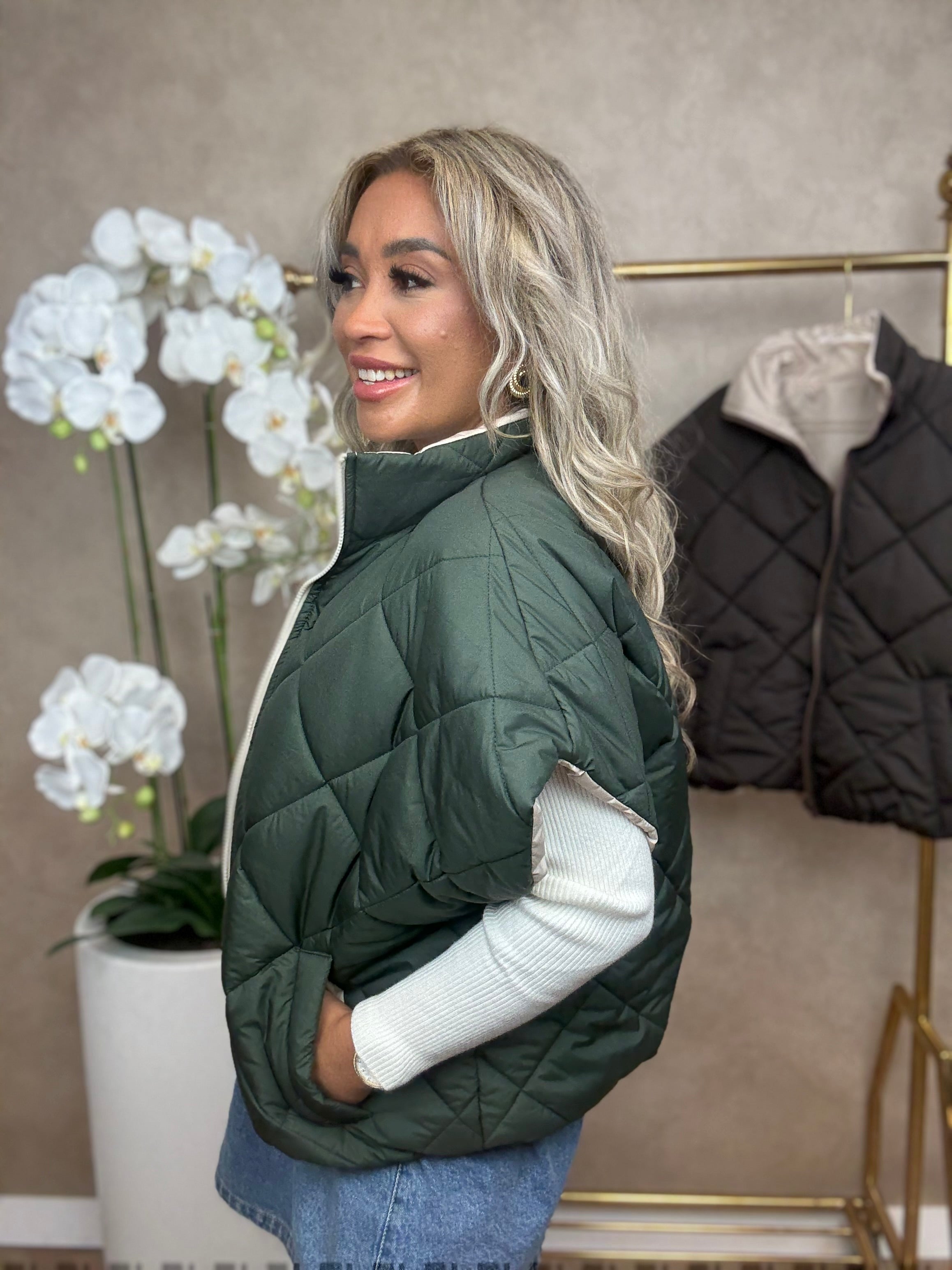 Bodywarmer | Biba | Groen