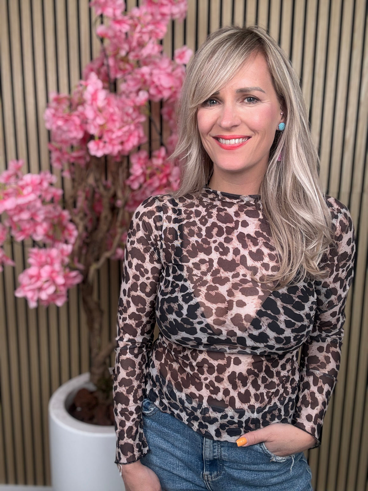 Top | Leopard | Braun